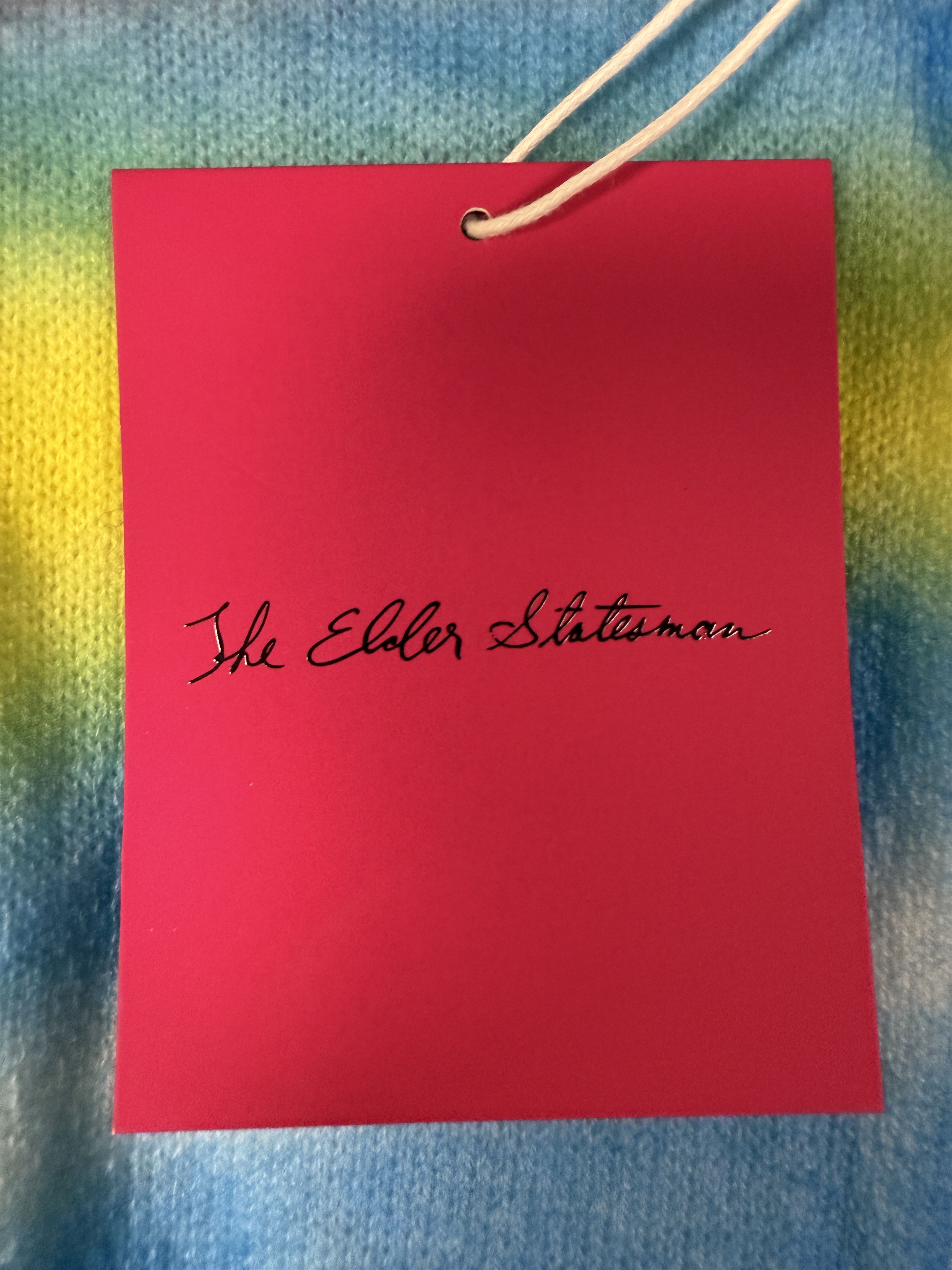 The Elder Statesman $2295 The Elder Statesman Graffiti Crewneck Sweater Size US S / EU 44-46 / 1 - 10 Thumbnail