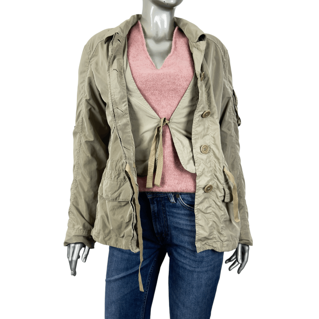 Prada Lightweight Nylon Women's Jacket Size L / US 10 / IT 46 - 4 Thumbnail
