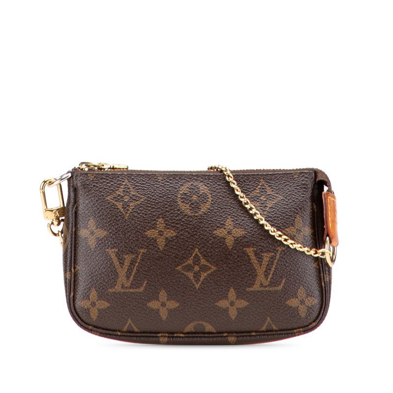 Louis Vuitton Louis Vuitton Louis Vuitton Mini Pochette Accessoires Monogram Accessory Pouch Canvas Handbag M58009 Size ONE SIZE - 1 Thumbnail