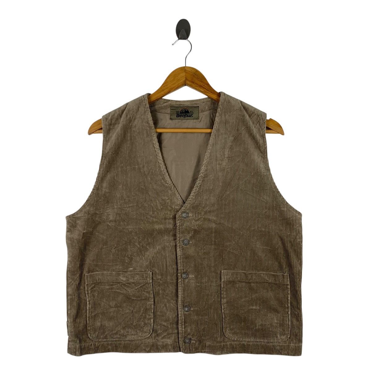 Vintage Vintage BENHUR OUTDOOR Tactical Curdory Brown Vest Size US M / EU 48-50 / 2 - 1 Thumbnail
