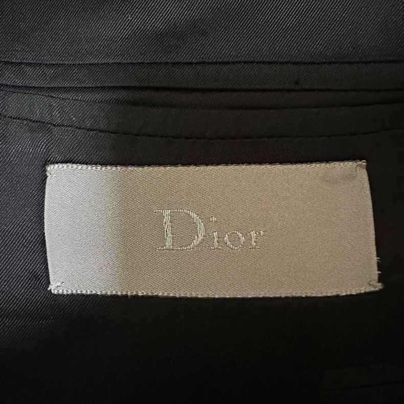 Dior Dior 09 SS flat neck silver-striped suit 2502-Nextarrow Size 48R - 7 Thumbnail