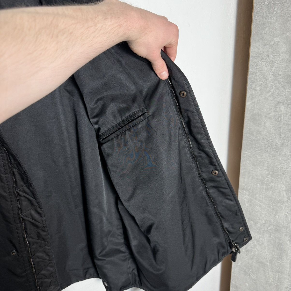 Bally Bally Vintage Mens Black Bomber Size US M / EU 48-50 / 2 - 12 Thumbnail