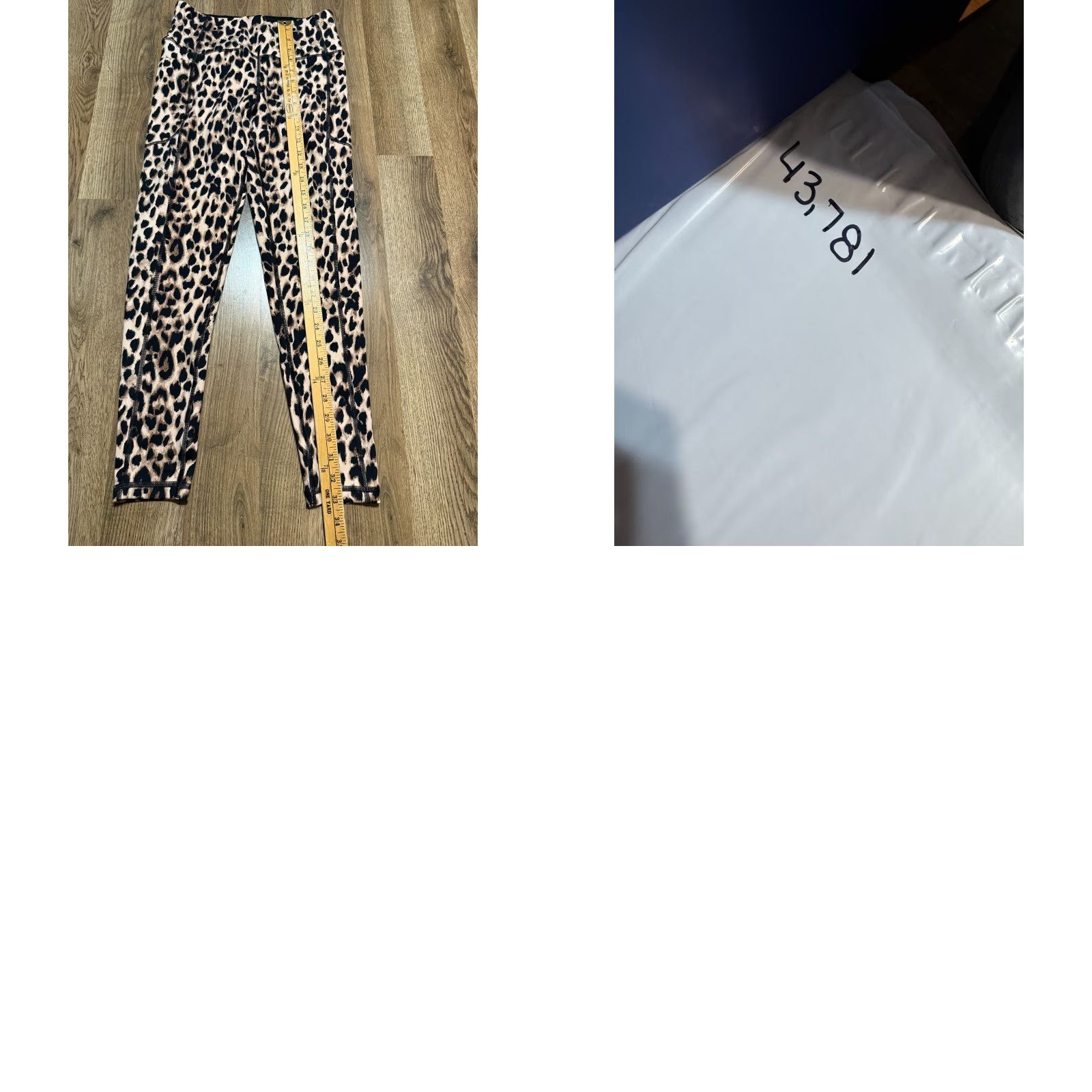 Victoria's Secret Victoria's Secret Leggings Women's Size 8 Black Cheetah Print Ankle Pants Size 30" / US 8 / IT 44 - 8 Thumbnail