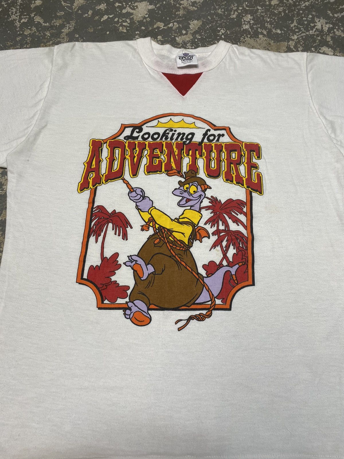 Disney × Vintage Vintage Disney Figment Looking Adventure Epcot Center Tshirt Size US M / EU 48-50 / 2 - 13 Thumbnail