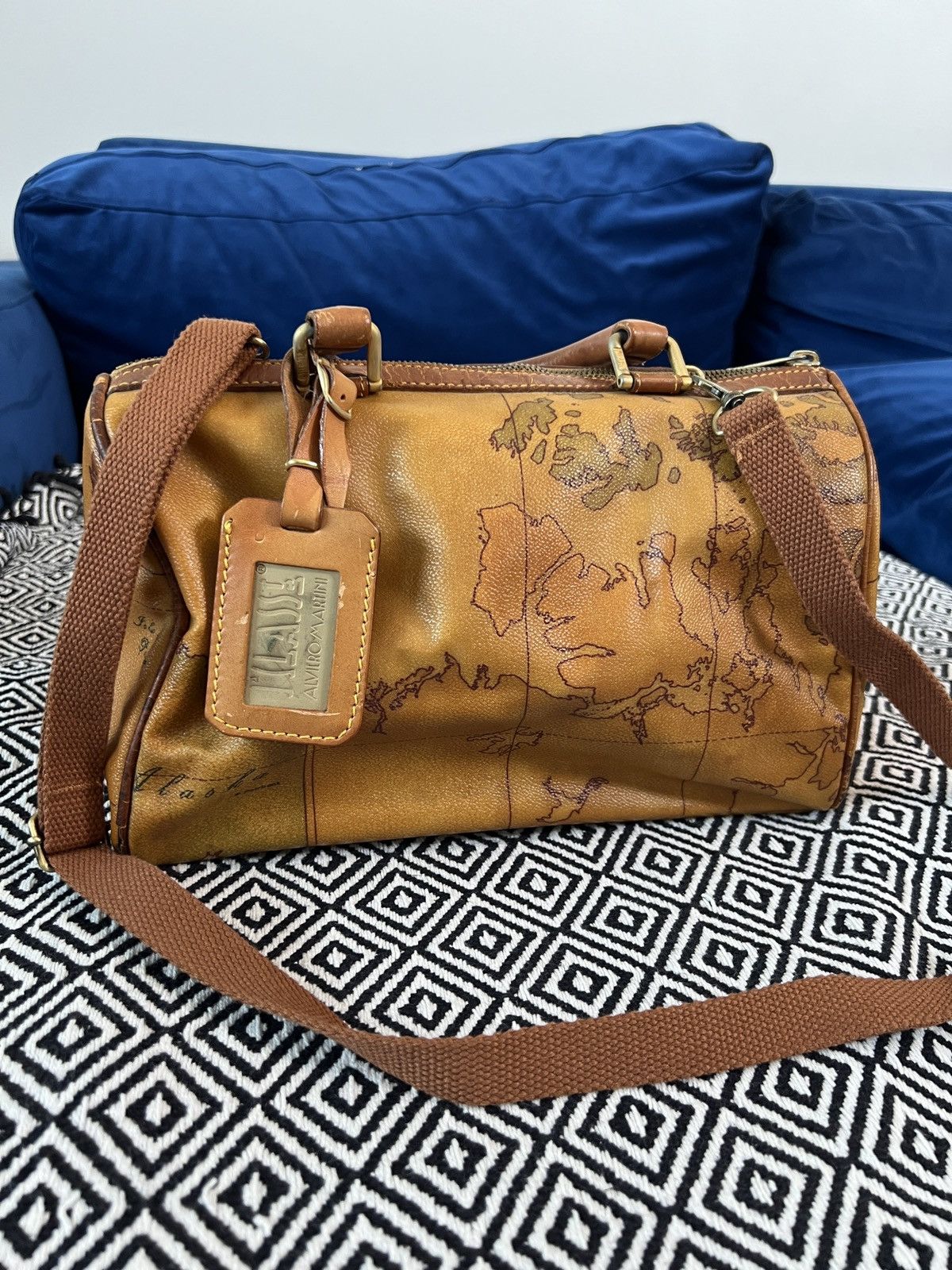 Alviero Martini Alviero Martini classic Geo leather satchel handbag Size ONE SIZE - 2 Thumbnail