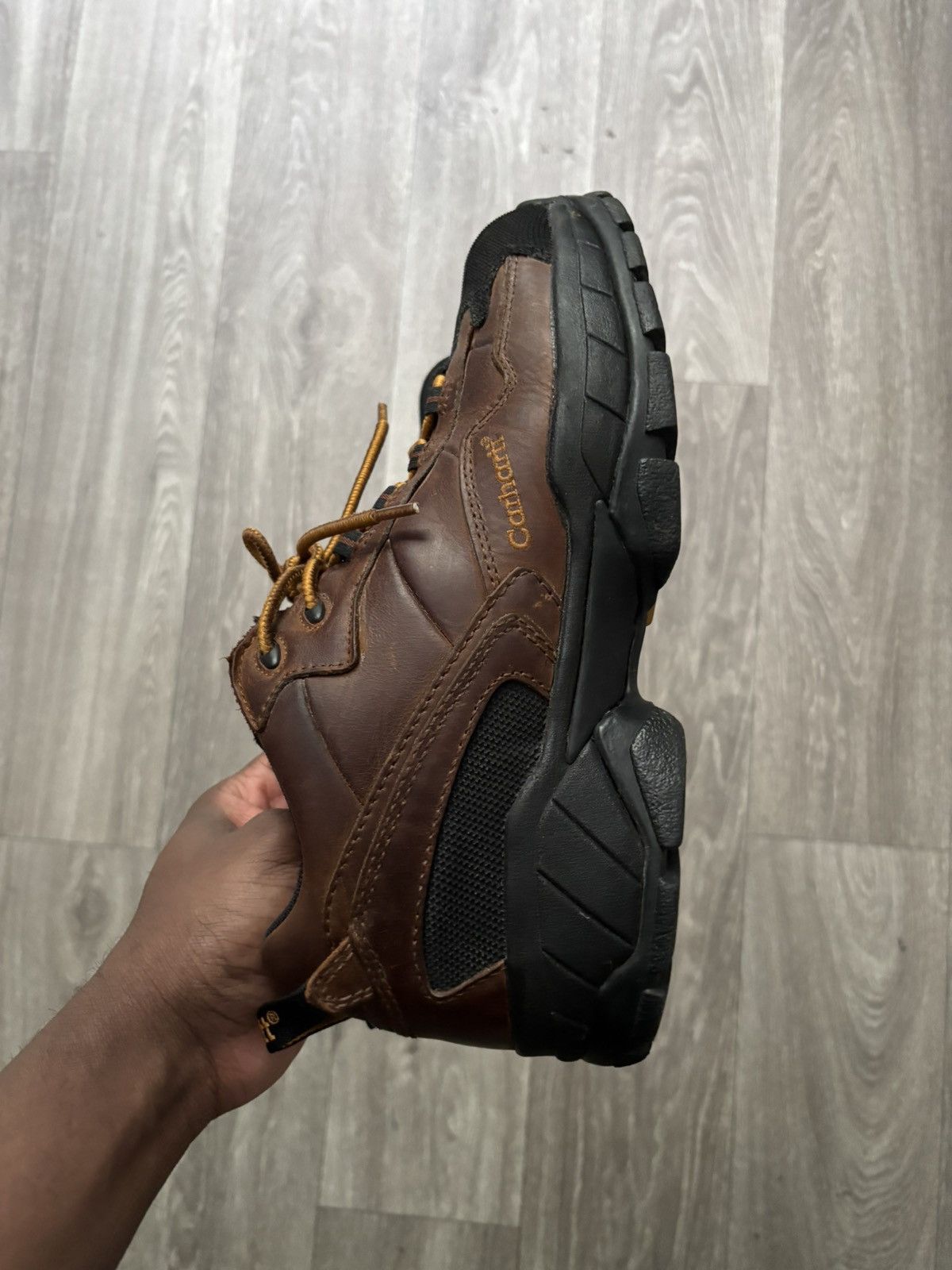 Carhartt Carhartt Shoes Steel Toe Oxford Heavy Duty Work Shoes Brown Size US 9.5 / EU 42-43 - 5 Thumbnail