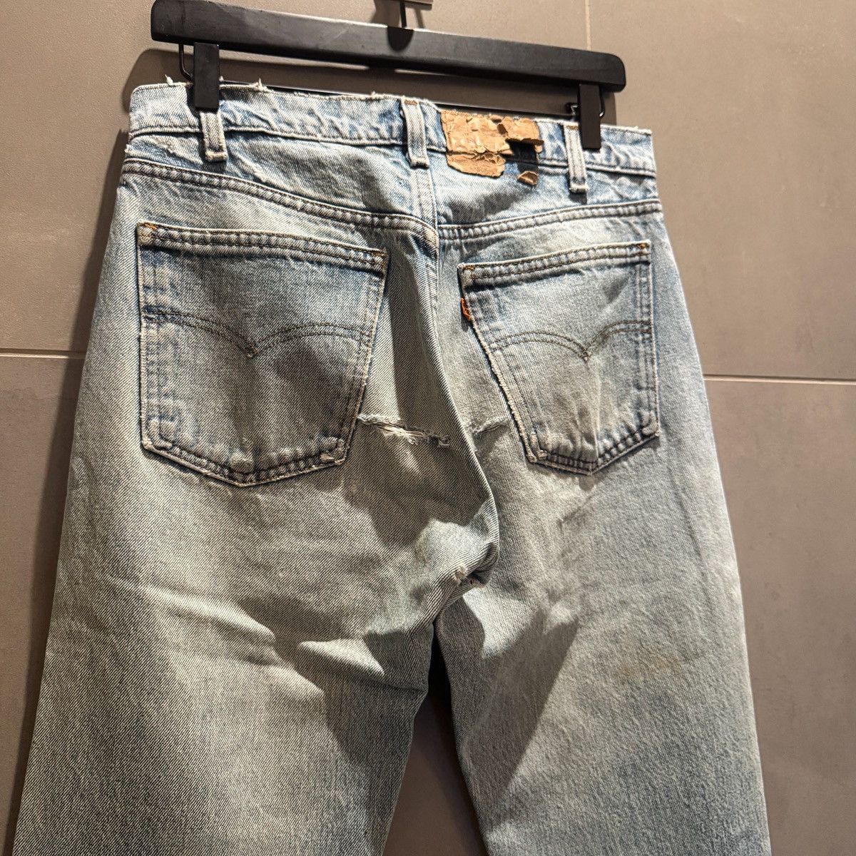 Levi's Levis 80’s Orange Tab distressed Denim Size US 31 - 8 Thumbnail