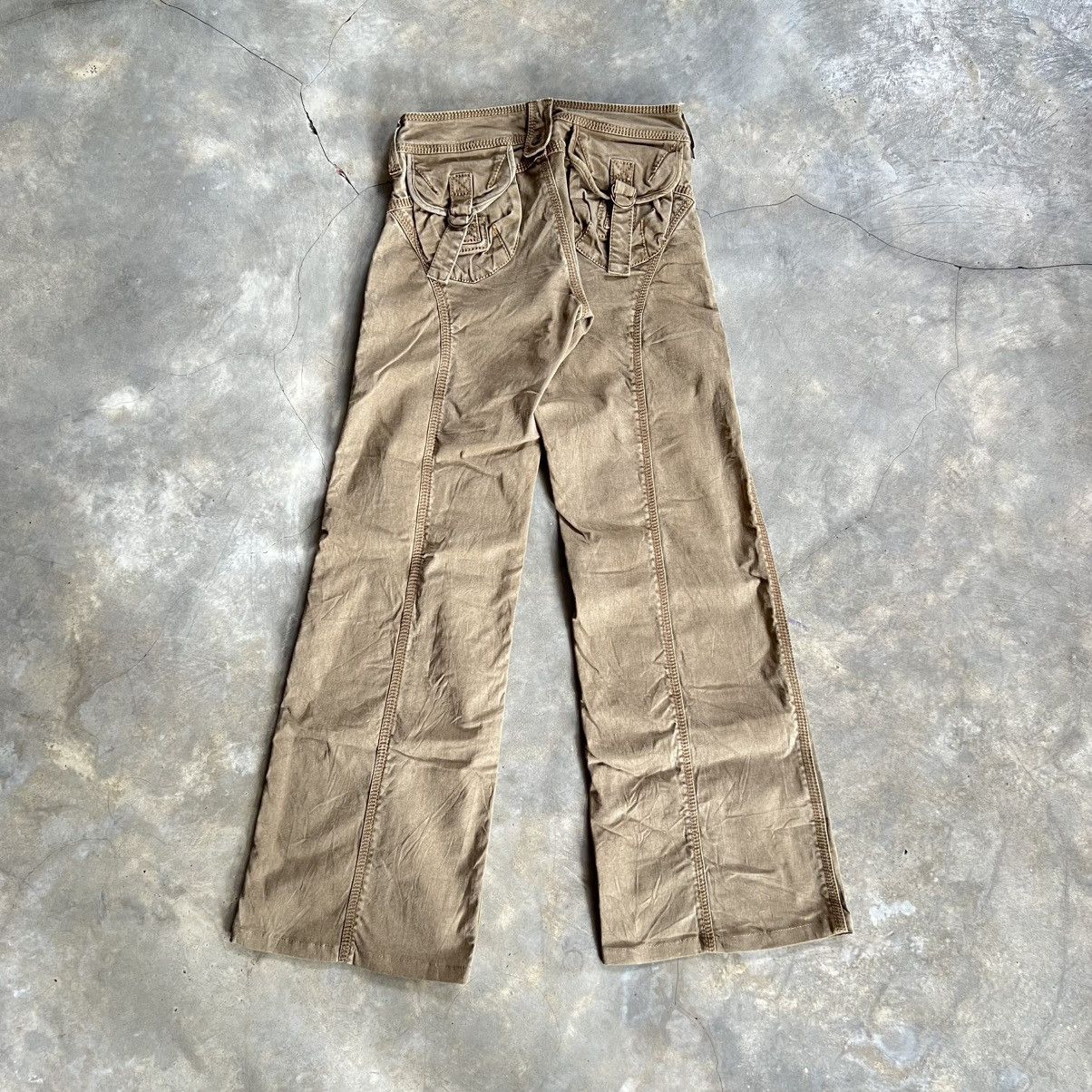 Hysteric Glamour 2000’s Flamingofirm Fatigue Flared Pants Size US 28 / EU 44 - 2 Thumbnail
