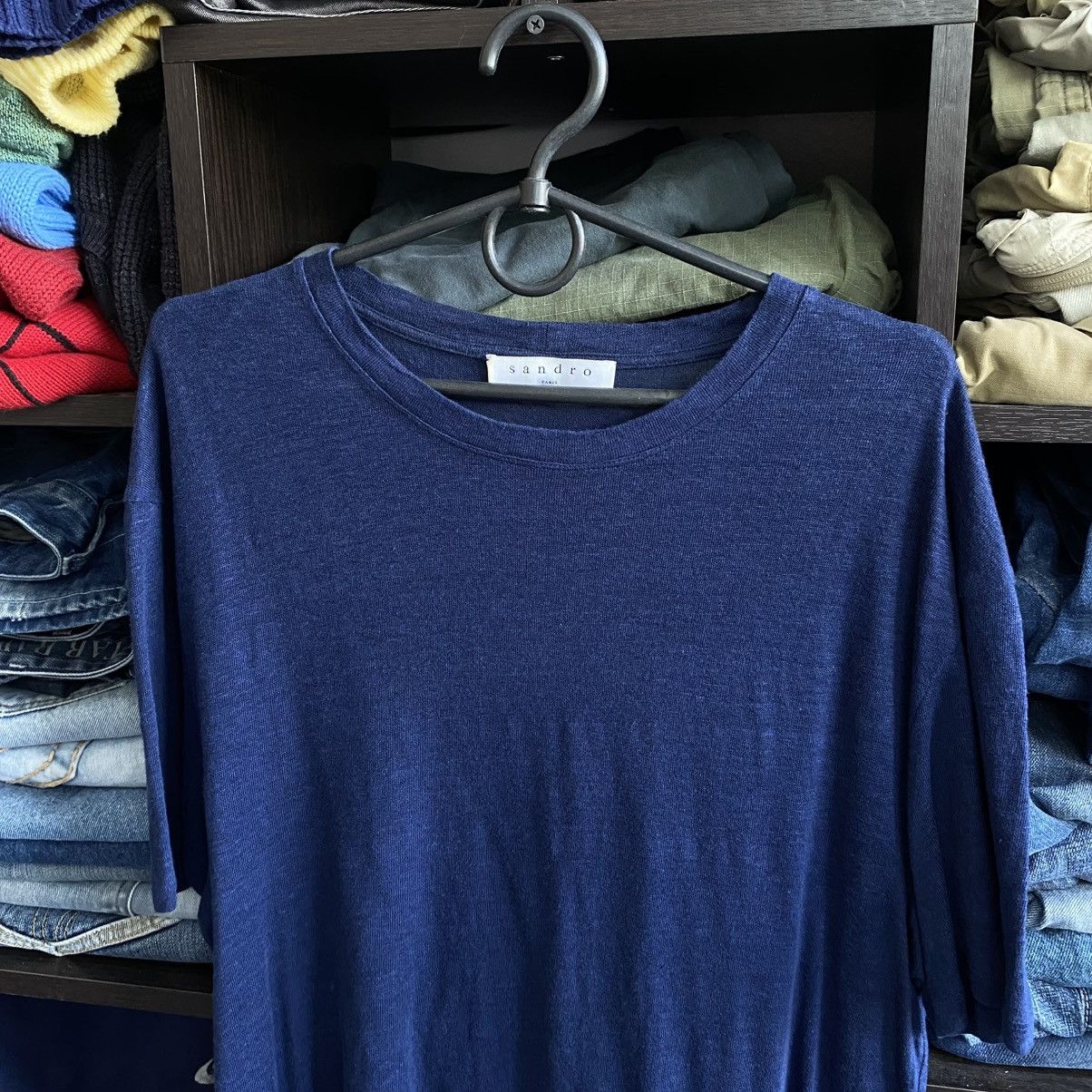 Sandro Luxury Sandro Paris Basic Designer streetwear oldmoney tee Size US M / EU 48-50 / 2 - 2 Thumbnail
