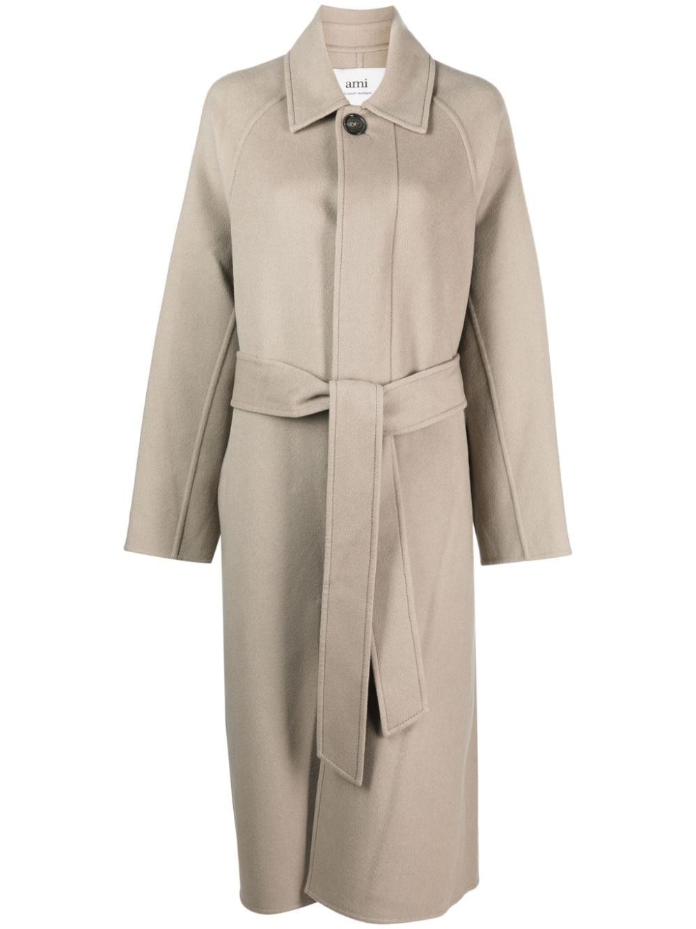 AMI CASHMERE AND WOOL BLEND COAT Size S / US 4 / IT 40 - 1 Thumbnail