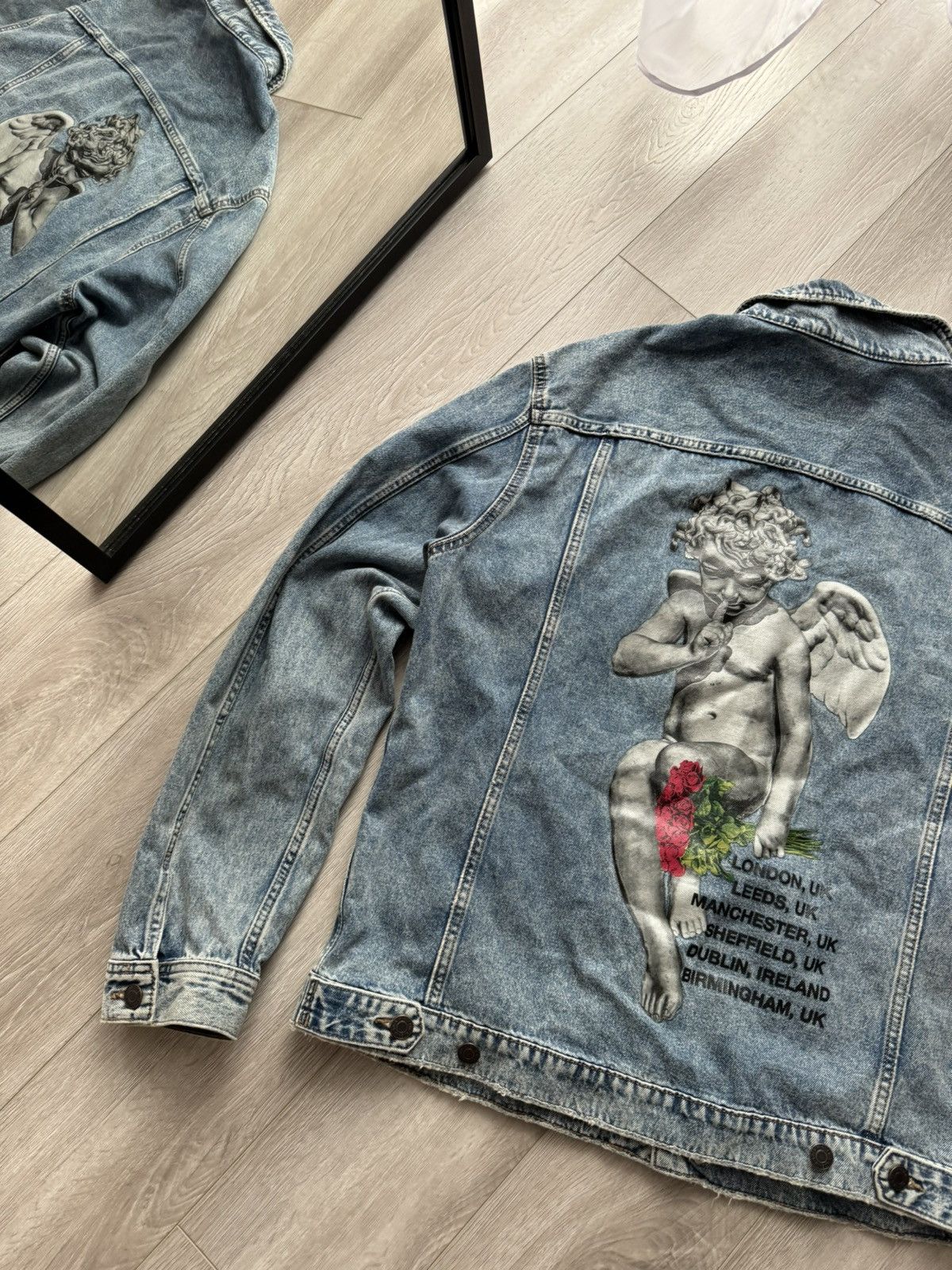 H&M × Young Thug Young Thug Denim Cherub YSL Limited Release H&M Jacket Rap Size US L / EU 52-54 / 3 - 2 Thumbnail