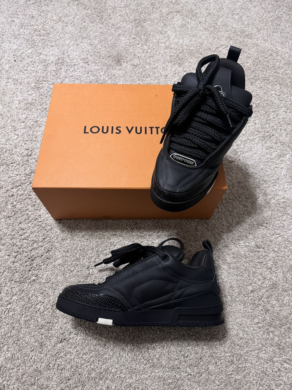 Louis Vuitton Black Louis Vuitton Skate Sneakers Size US 8 / EU 41 - 3 Thumbnail