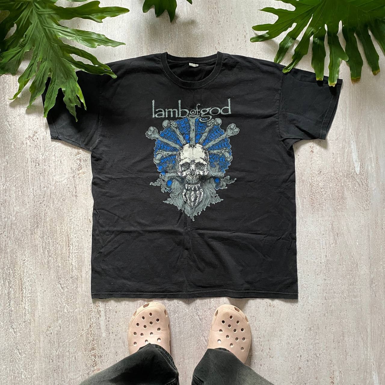 Band Tees × Vintage VINTAGE Y2K VINTAGE LAMB OF GOD TOUR BAND TEE 86 Size US XXL / EU 58 / 5 - 1 Thumbnail