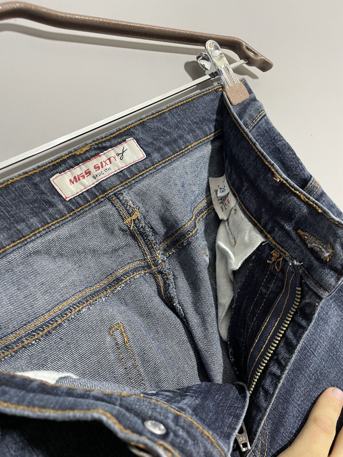 Other Rare Miss Sixty Low rise y2k blue denim jeans size28 Size 28" / US 6 / IT 42 - 11 Thumbnail