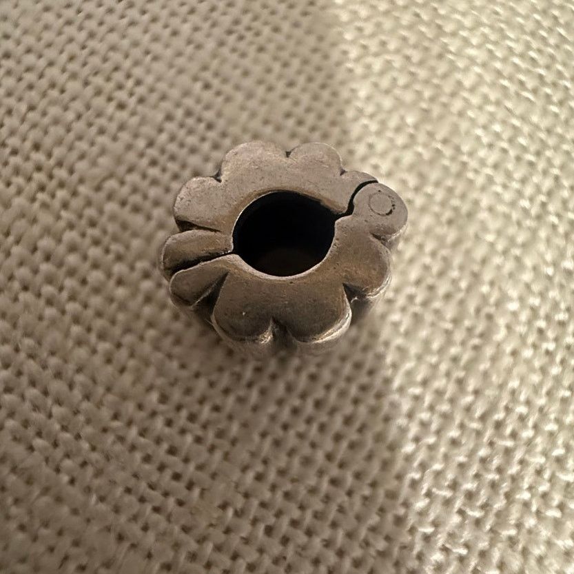 pandora Vintage Pandora 925 ALE Sterling Silver Floral Spacer Charm Size ONE SIZE - 4 Thumbnail