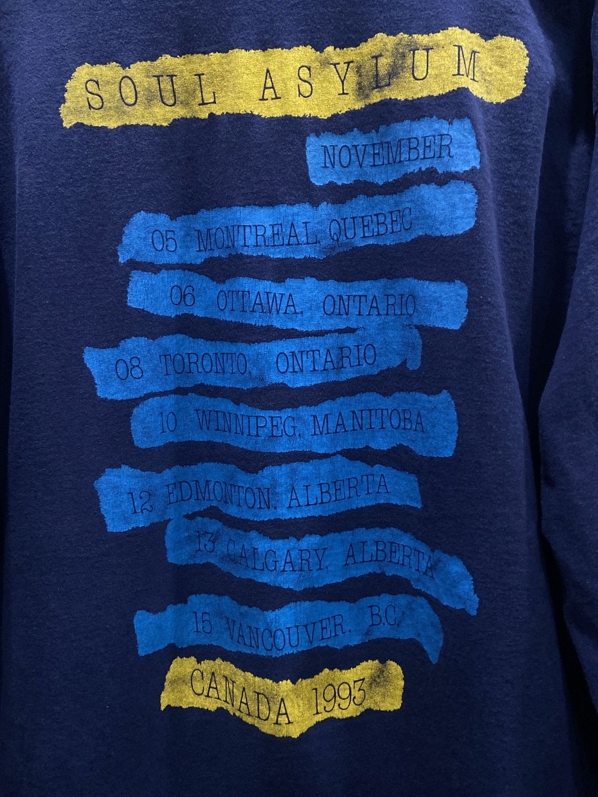 Band Tees Vintage 1993s Soul Asylum Grunge Nirvana TOUR TShirt Size US XL / EU 56 / 4 - 10 Thumbnail