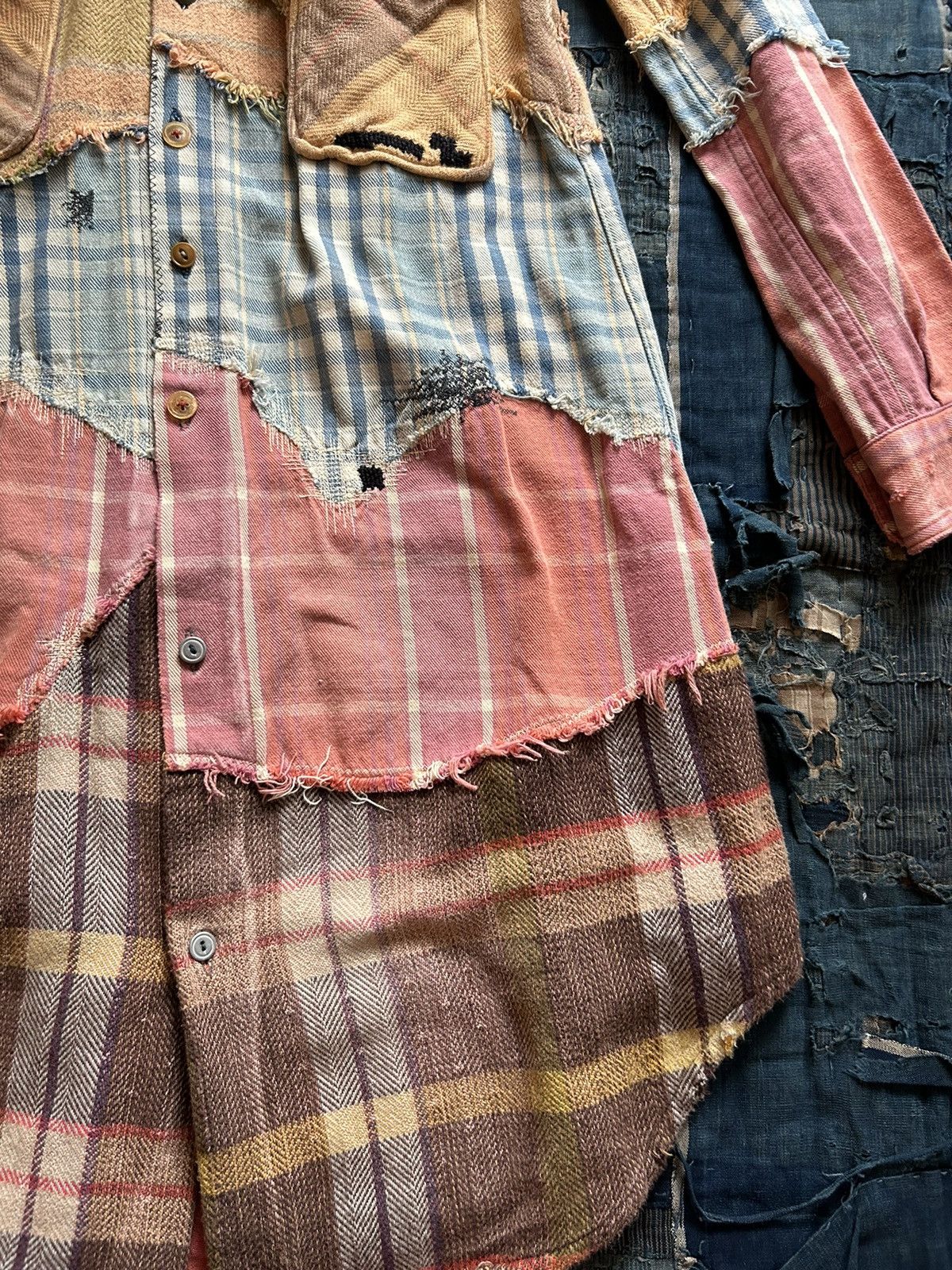 Kapital × Kapital Kountry Kapital patchwork long shirt Size US S / EU 44-46 / 1 - 9 Thumbnail