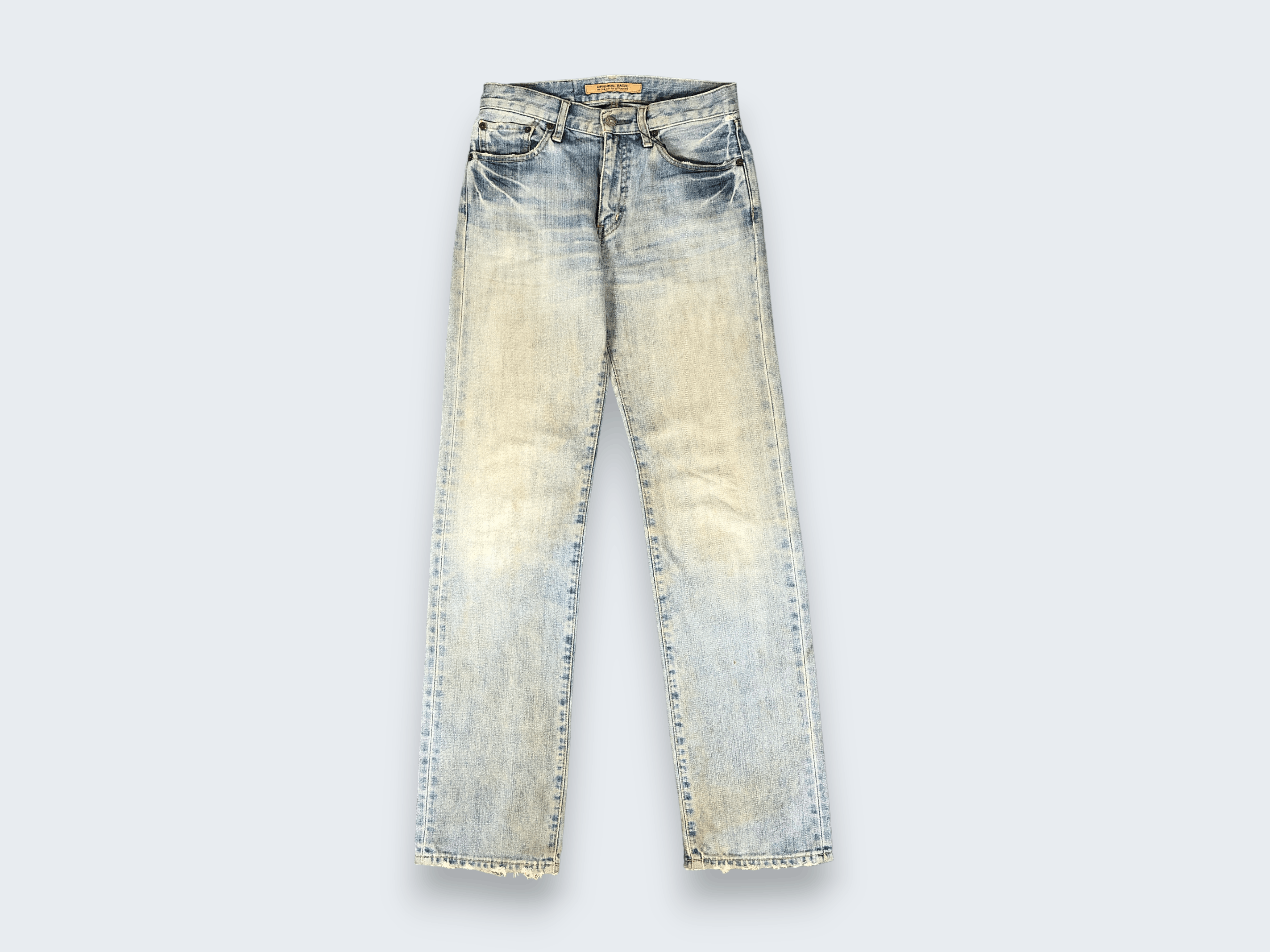 Japanese Brand × Uniqlo Uniqlo Regular Straight Jeans L1223 Size US 29 - 1 Thumbnail