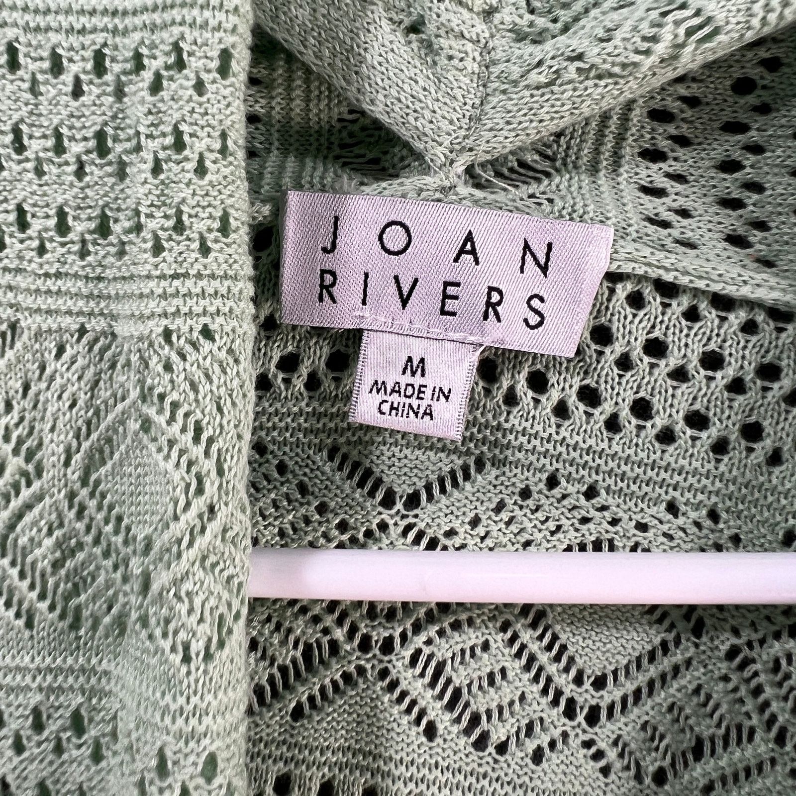 Other Joan Rivers Open-Front Crochet Cardigan Size Medium Size M / US 6-8 / IT 42-44 - 3 Thumbnail