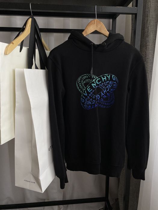 Givenchy Givenchy Black Infinity Rings Logo Hoodie Grailed