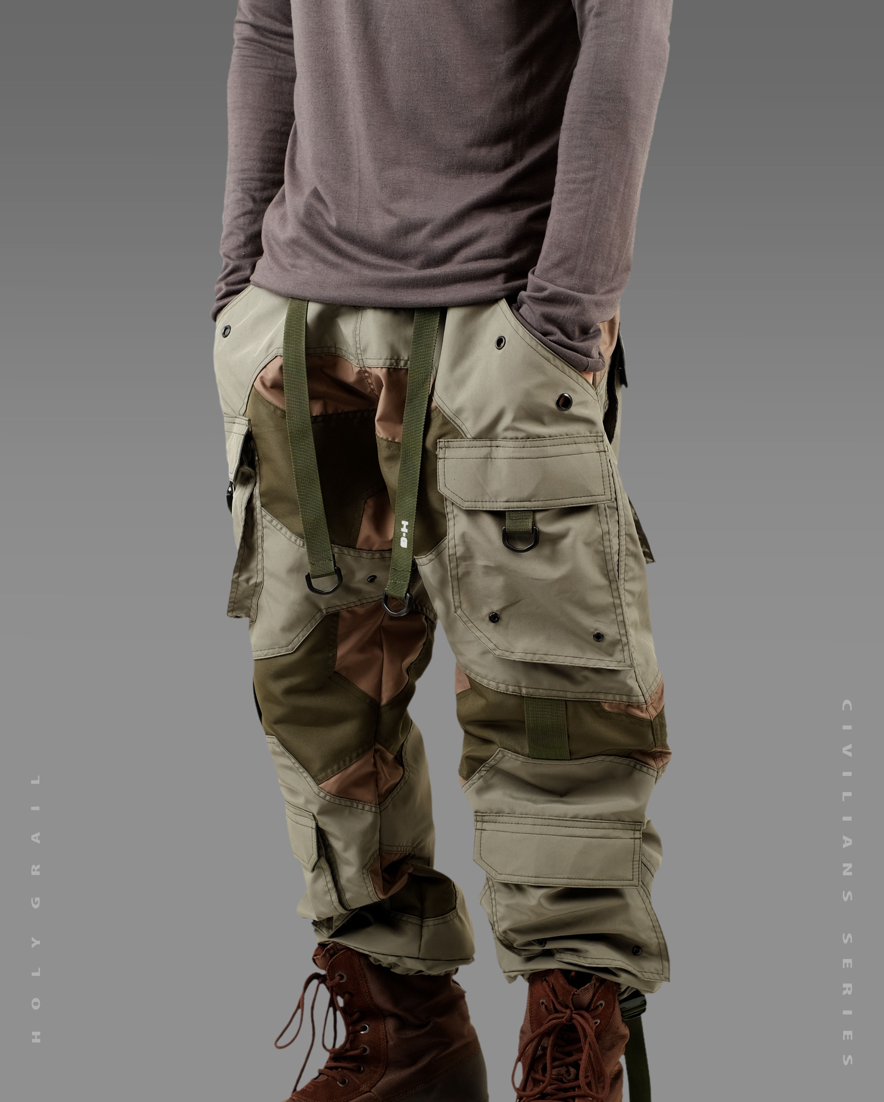 Hi Tec H-G " C I V I L I A N S " TECHWEAR CYBERPUNK HOLYGRAIL Size US 34 / EU 50 - 2 Thumbnail
