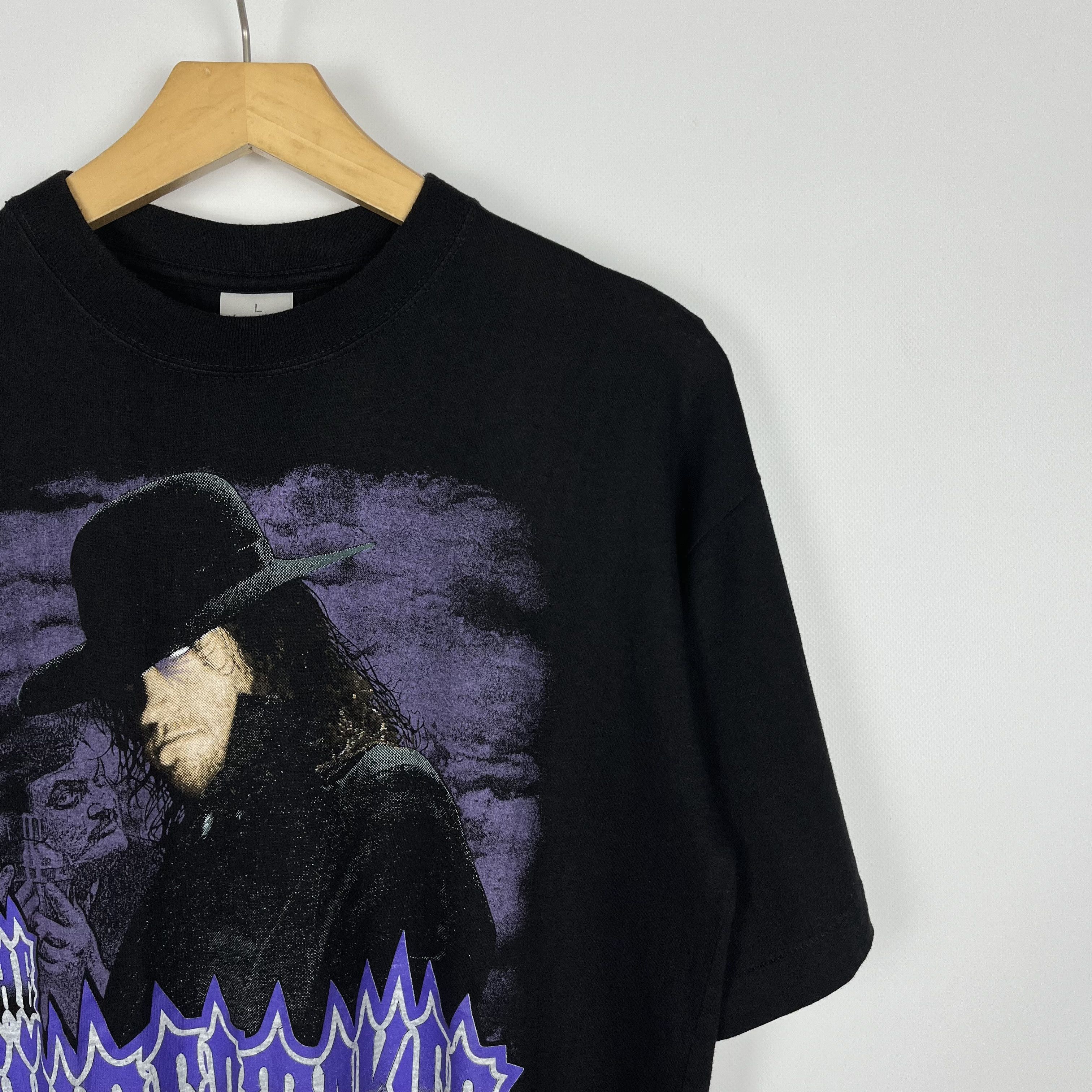 WWF Vintage Undertaker WWF Wrestling T Shirt 1990’s Size US M / EU 48-50 / 2 - 2 Thumbnail