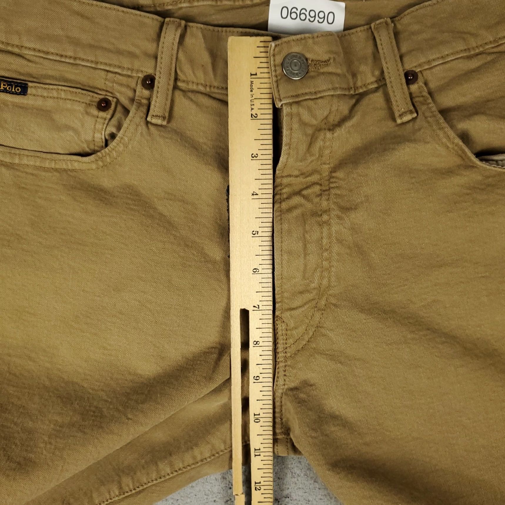Polo Ralph Lauren Ralph Lauren Jeans Mens 35x27 Varick Slim Straight Leg Denim Pants Beige Brown cord Beige Size US 35 - 4 Thumbnail