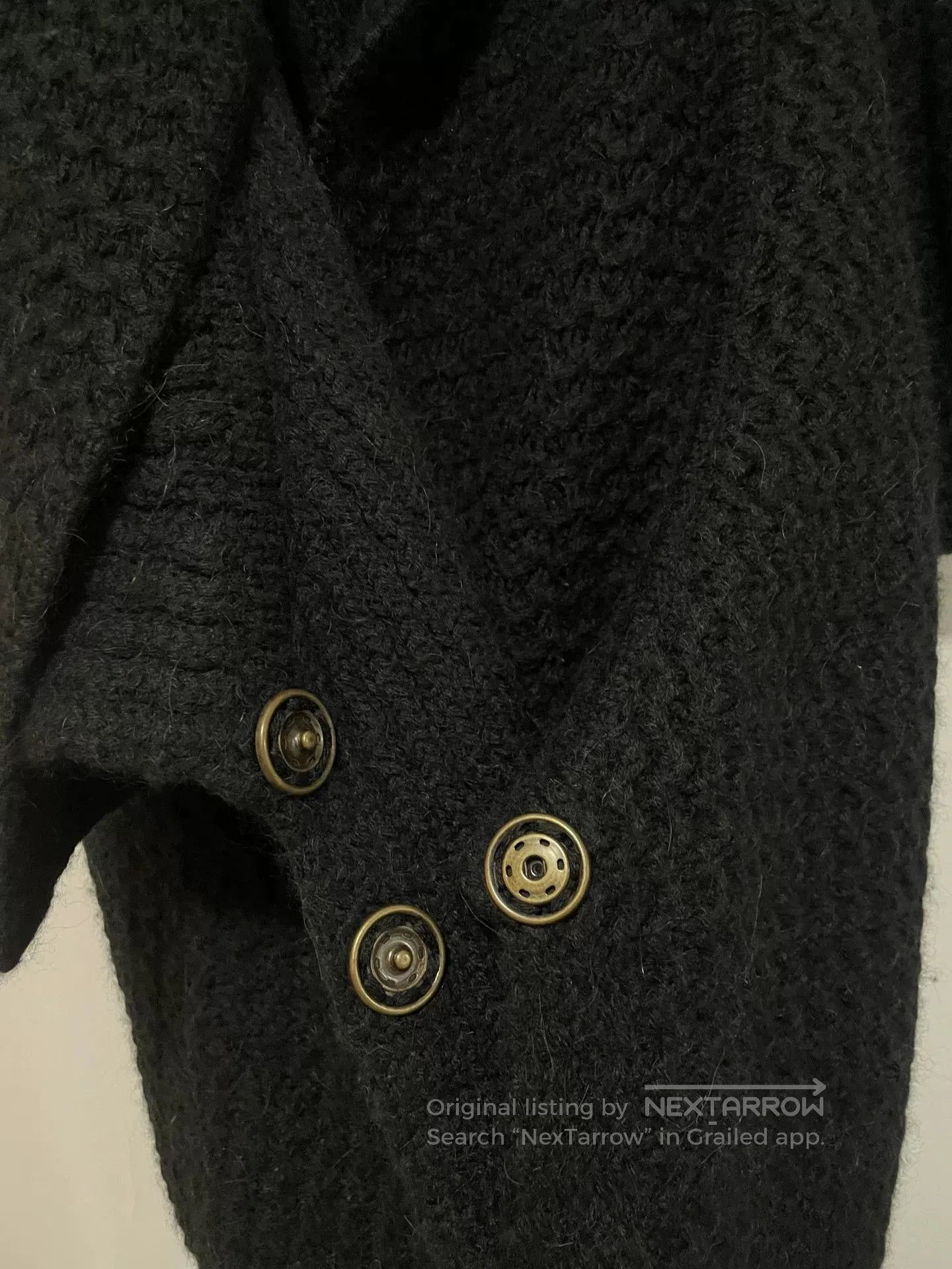 Stella McCartney black batwing cardigan sweater by Stella McCartney. Size M / US 6-8 / IT 42-44 - 4 Thumbnail