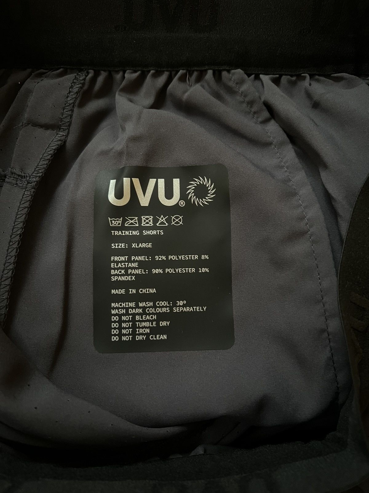 UVU UVU Training Shorts – Dark Grey Size US 36 / EU 52 - 3 Thumbnail