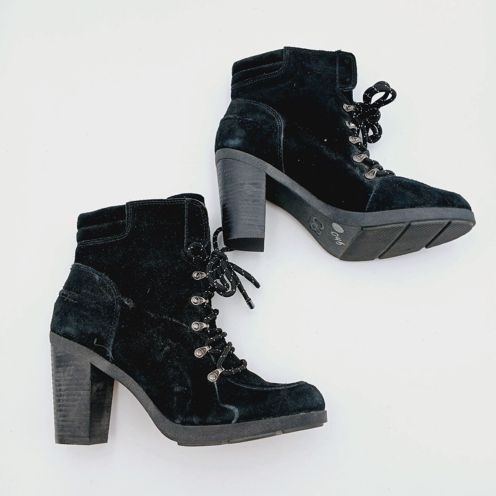 Gianni Valentino Gianni Bini Ankle Boots Booties black Lace Up 8 M Size US 8 / IT 38 - 6 Thumbnail