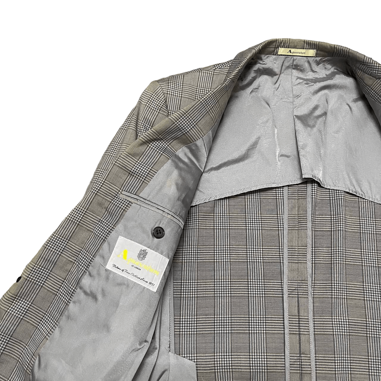 Aquascutum Vintage Aquascutum Checked Wool Blazer Jacket Size US M / EU 48-50 / 2 - 5 Thumbnail