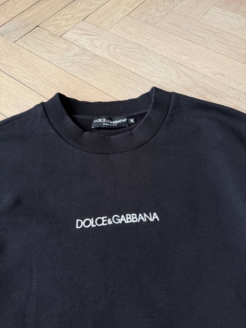 Dolce & Gabbana Black Dolce & Gabbana Logo Sweatshirt Size US M / EU 48-50 / 2 - 3 Thumbnail