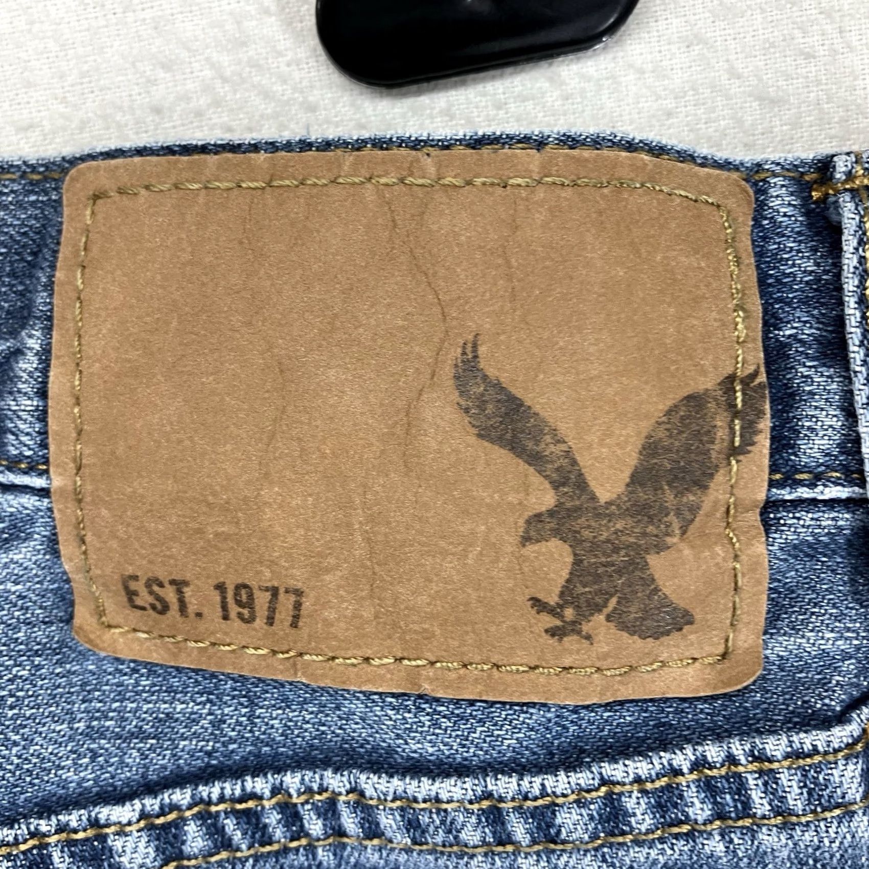 American Eagle Outfitters American Eagle Jeans Mens 33x30 Boot Cut Casual Workwear y2k Blue Denim Size US 33 - 5 Thumbnail