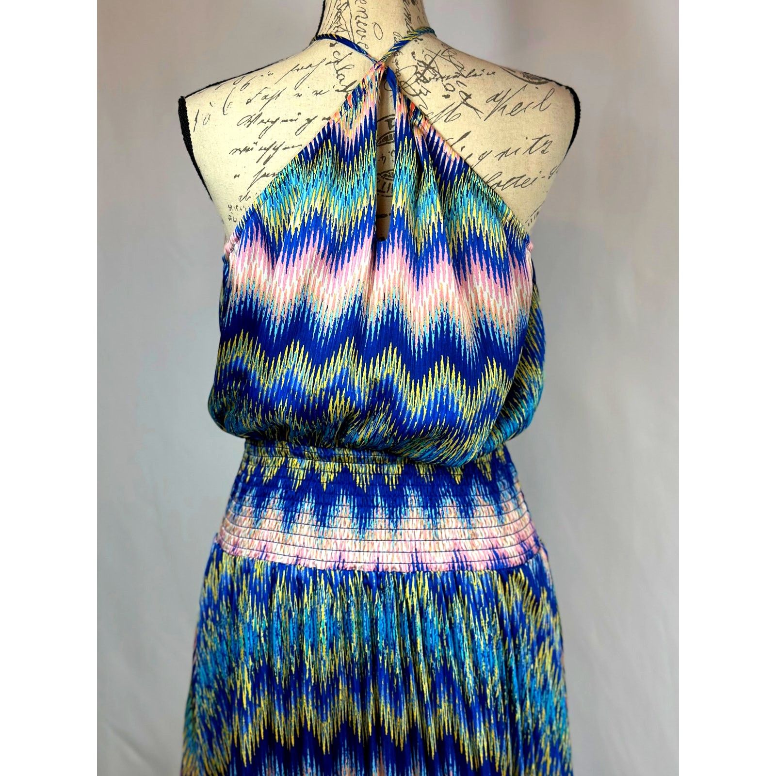 Ramy Brook Ramy Brook Giana Chevron-Print Handkerchief Maxi Dress S Size S / US 4 / IT 40 - 17 Thumbnail