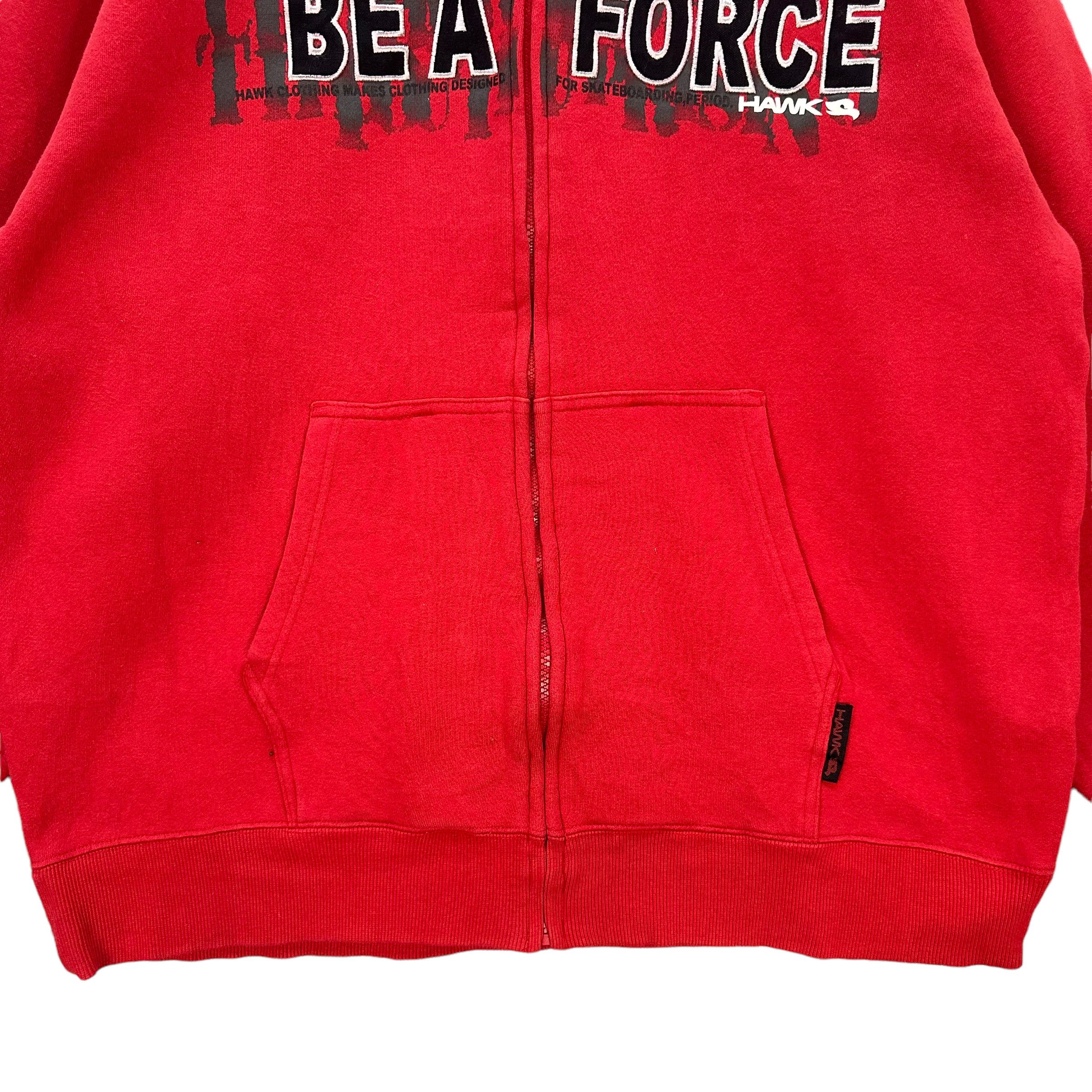 Tony Hawk BE A FORCE TONY HAWK BIG LOGO ZIPPER HOODIES #8573-015 Size US L / EU 52-54 / 3 - 5 Thumbnail