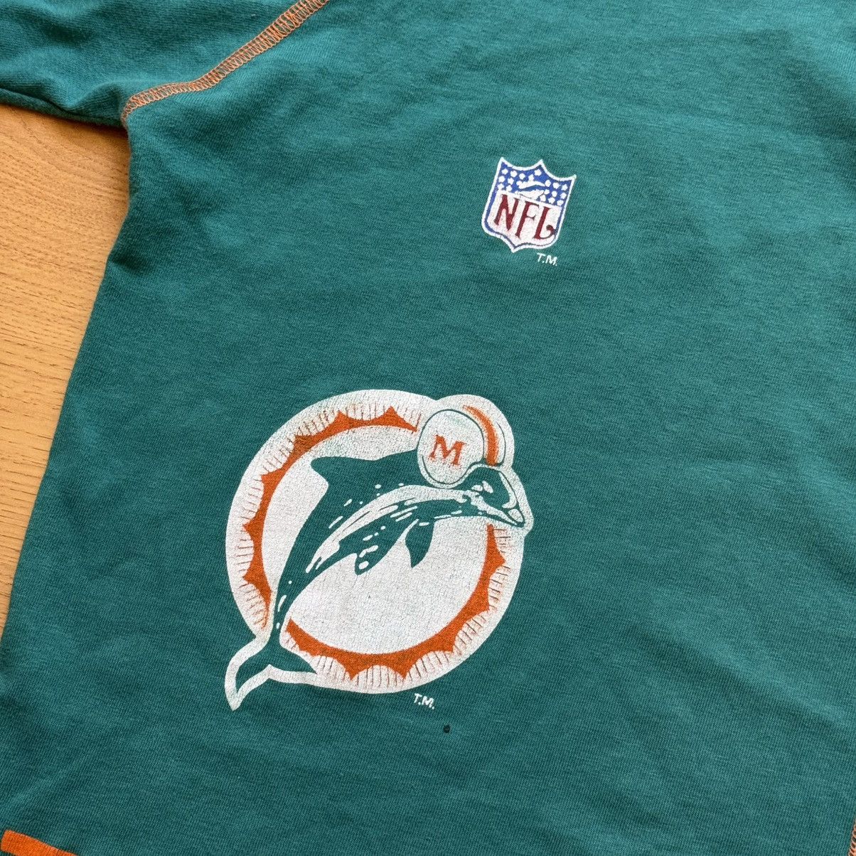Band Tees Vintage 1990 Miami Dolphins NFL Shirt Size US M / EU 48-50 / 2 - 2 Thumbnail