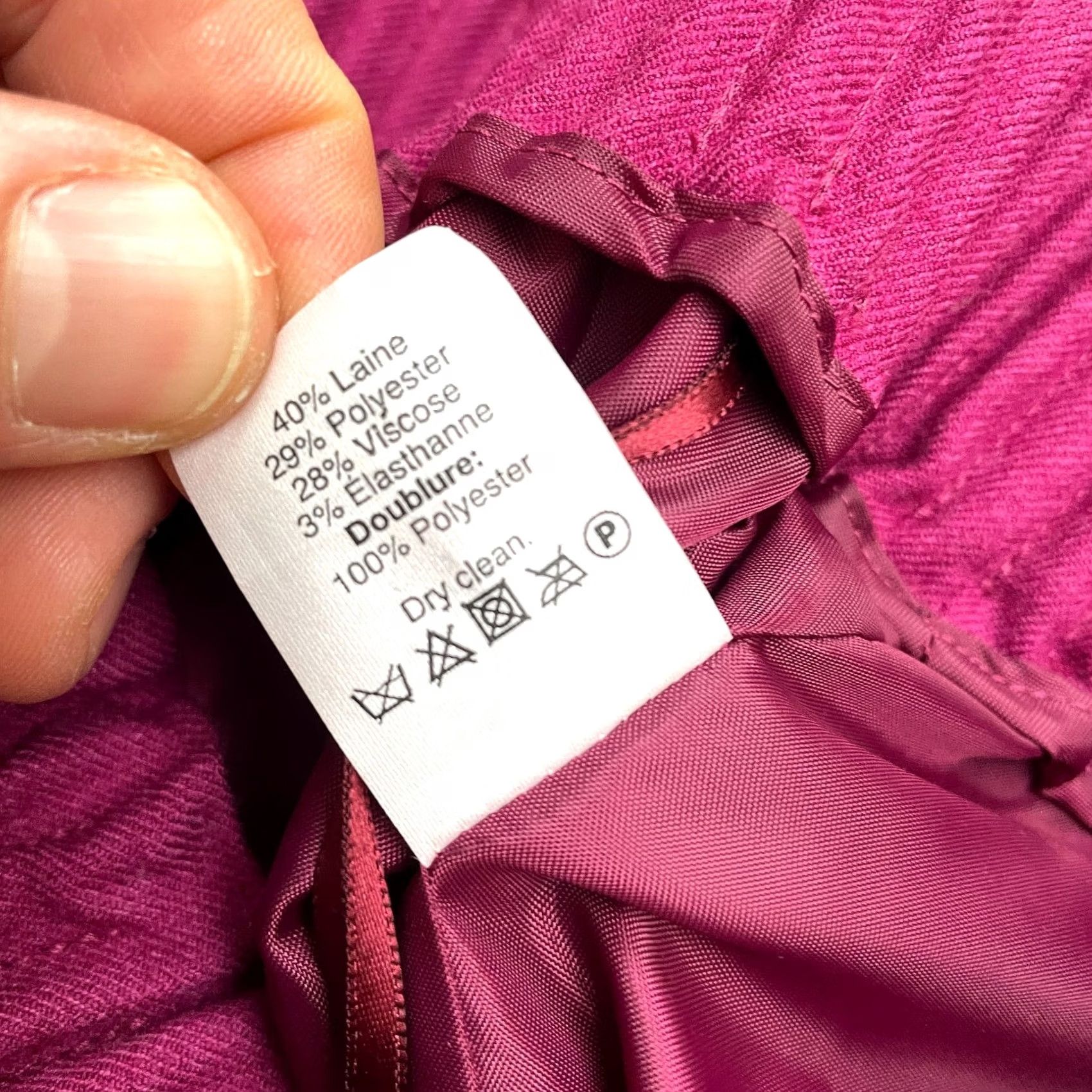 J.Crew J.CREW Skirt Womens 00 Pink Wool Blend Pleated Pencil Elastic Waist Pocket Lined Size 24" / US 00 / IT 34 - 6 Thumbnail