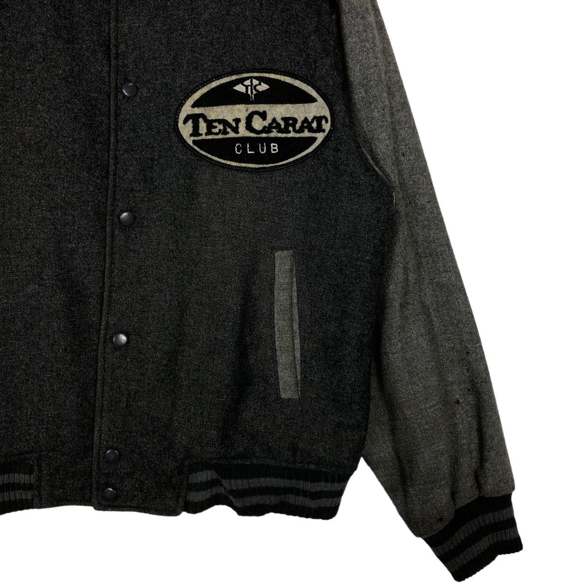 Japanese Brand Vtg Bomber Varsity Jacket Ten Carat Japan Made Issey Miyake Size US L / EU 52-54 / 3 - 4 Thumbnail