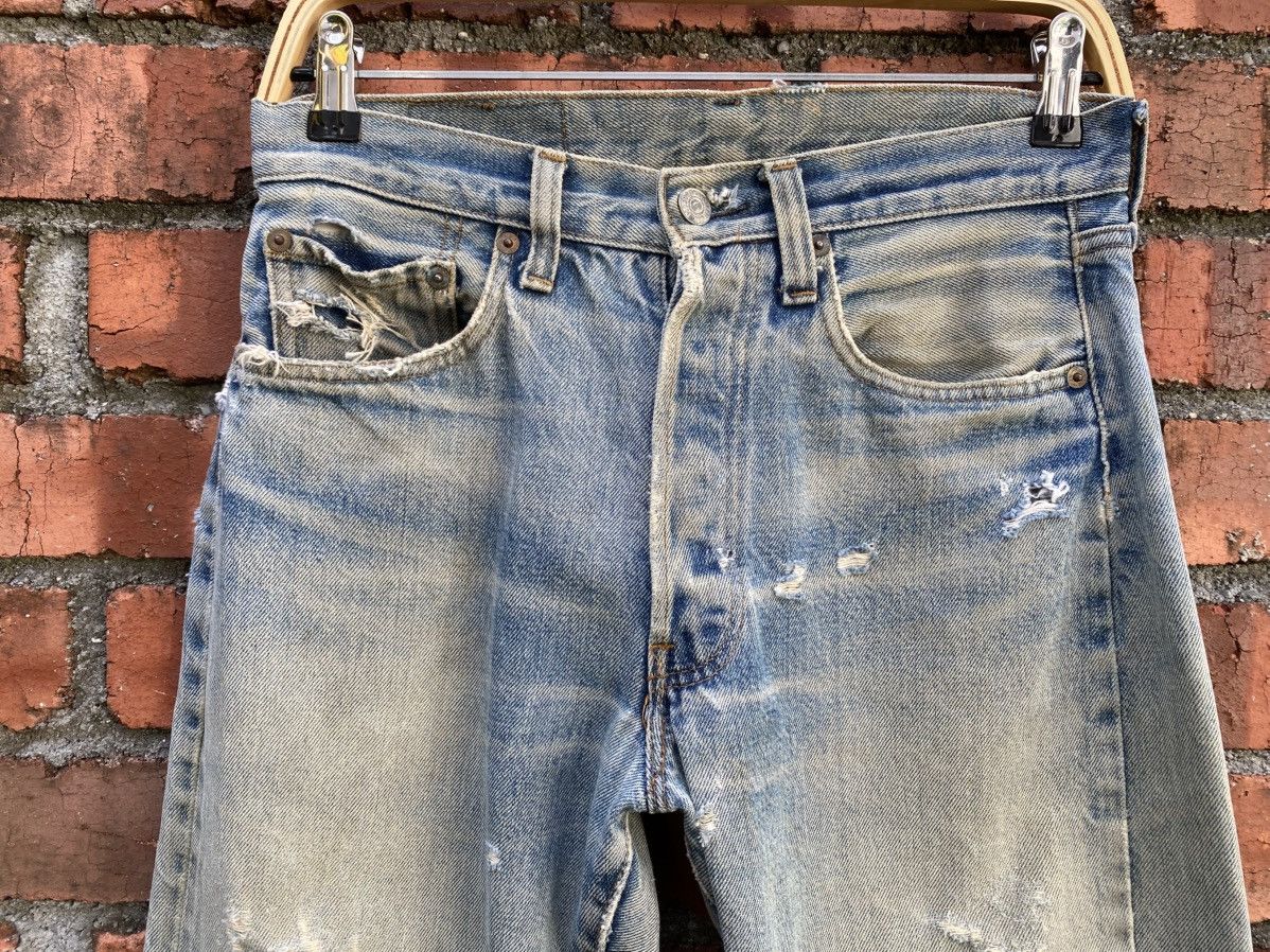 Levi's Vintage Clothing W30x32 vintage levi's redline distressed ripped jeans USA Size US 30 / EU 46 - 5 Thumbnail