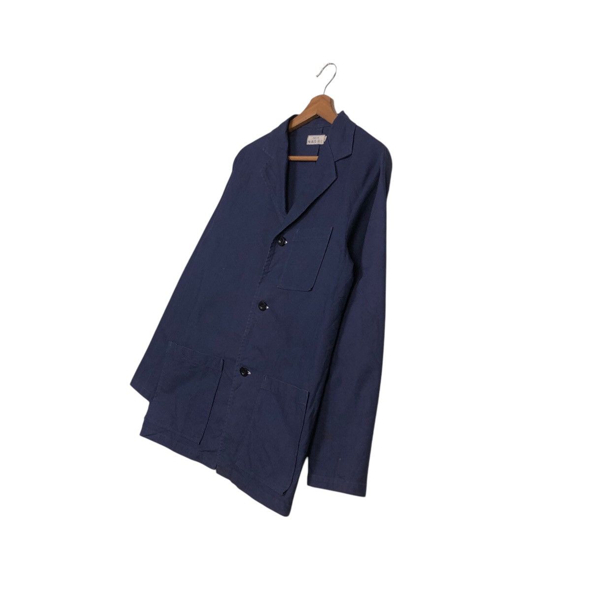 Issey Miyake 📌Vintage Chore Work Blue Jacket Trip Japan Fabric Size US M / EU 48-50 / 2 - 3 Thumbnail