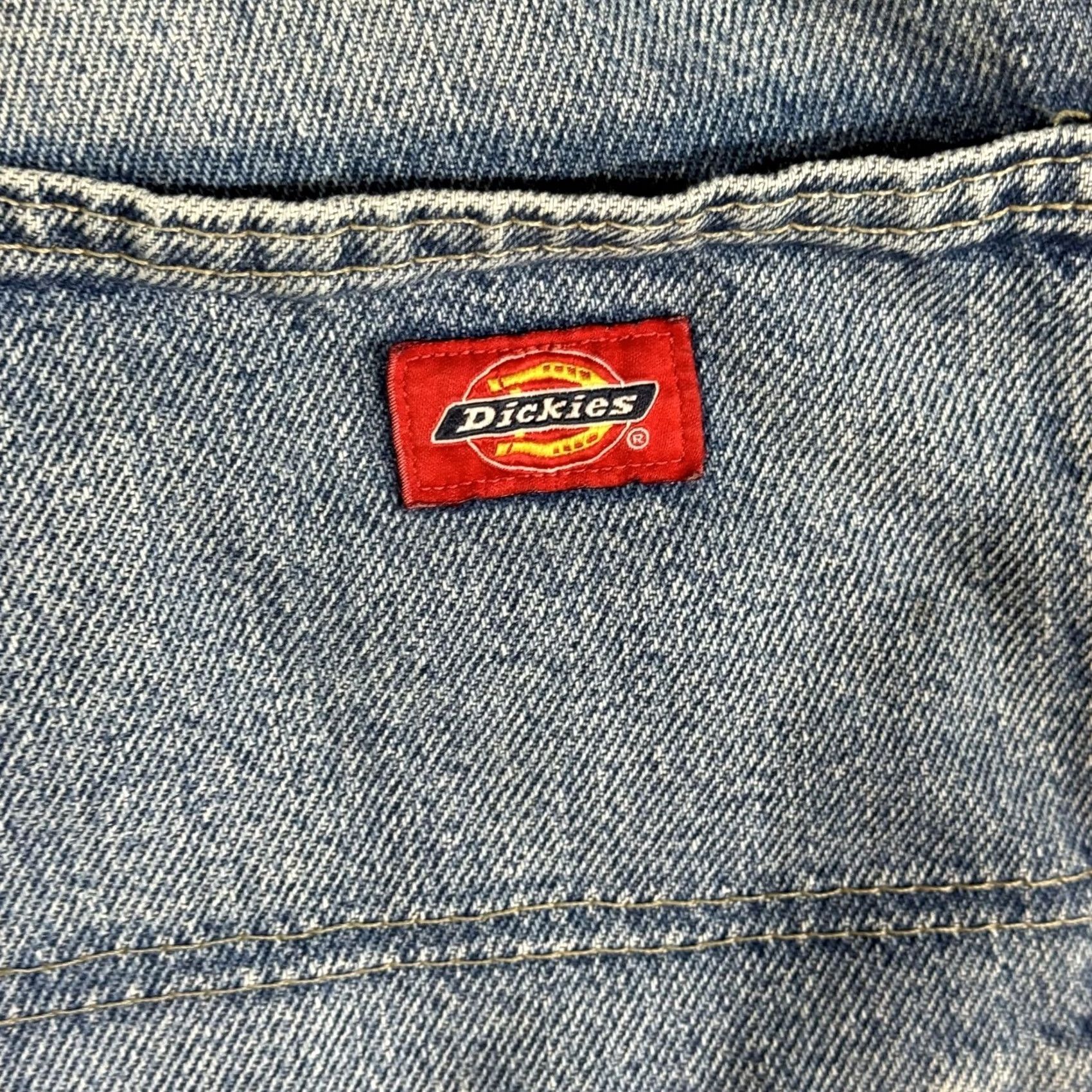 Dickies Dickies Jeans Mens 40x29 Blue Denim Straight Leg Workwear Carpenter Pants Jeans Size US 40 / EU 56 - 4 Thumbnail