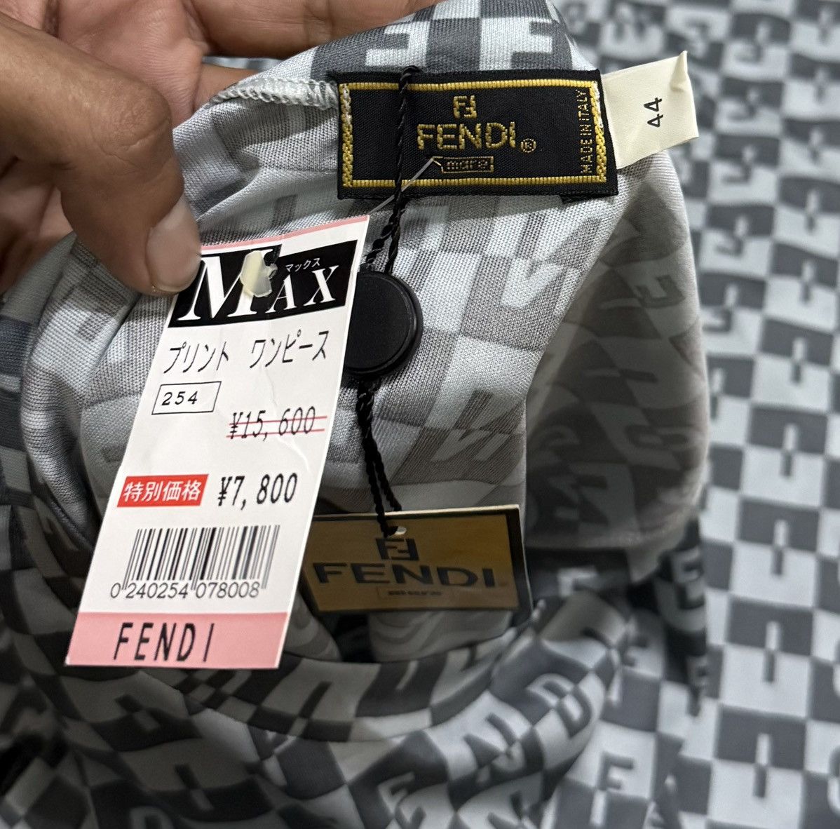 Fendi Fendi Mini Dress Logo Monogram Size S / US 4 / IT 40 - 7 Thumbnail