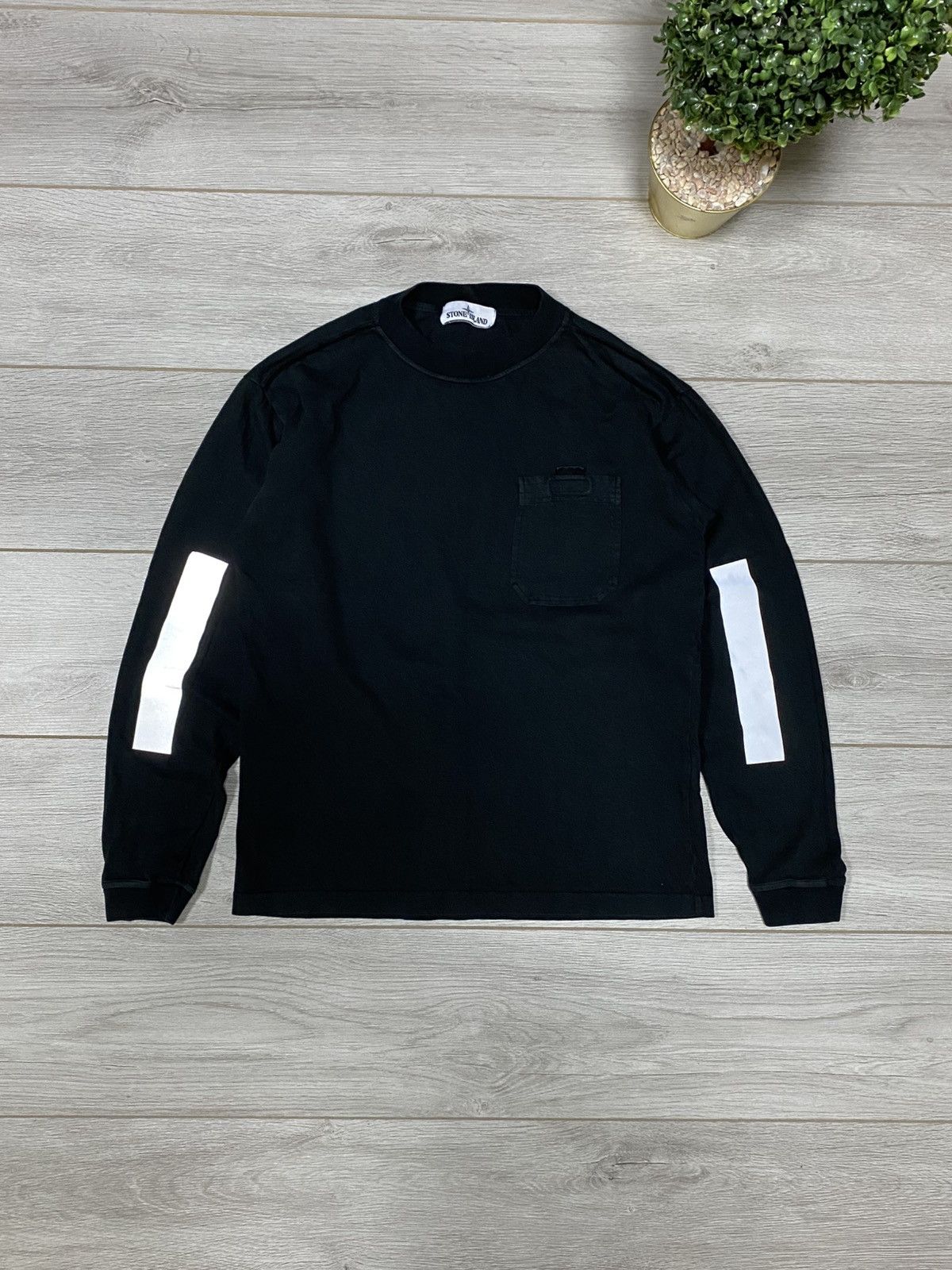 Stone Island reflective vintage compass sweatshirt