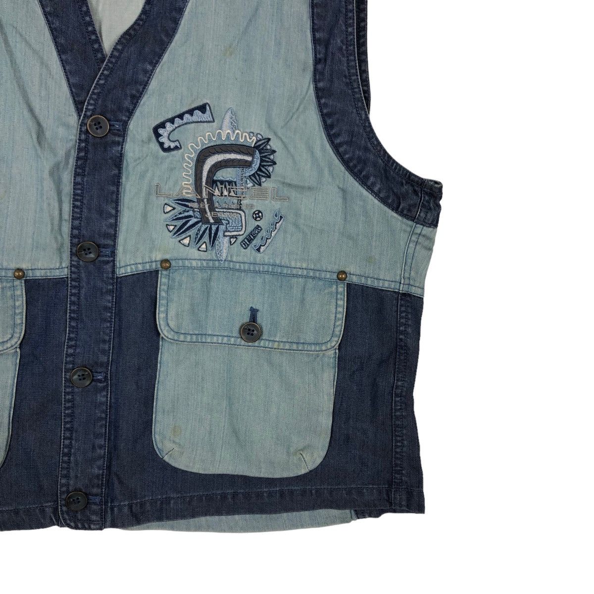 Japanese Brand 🔥Vintage Vest Lancel Spell Out Cartoon Network Size US M / EU 48-50 / 2 - 5 Thumbnail