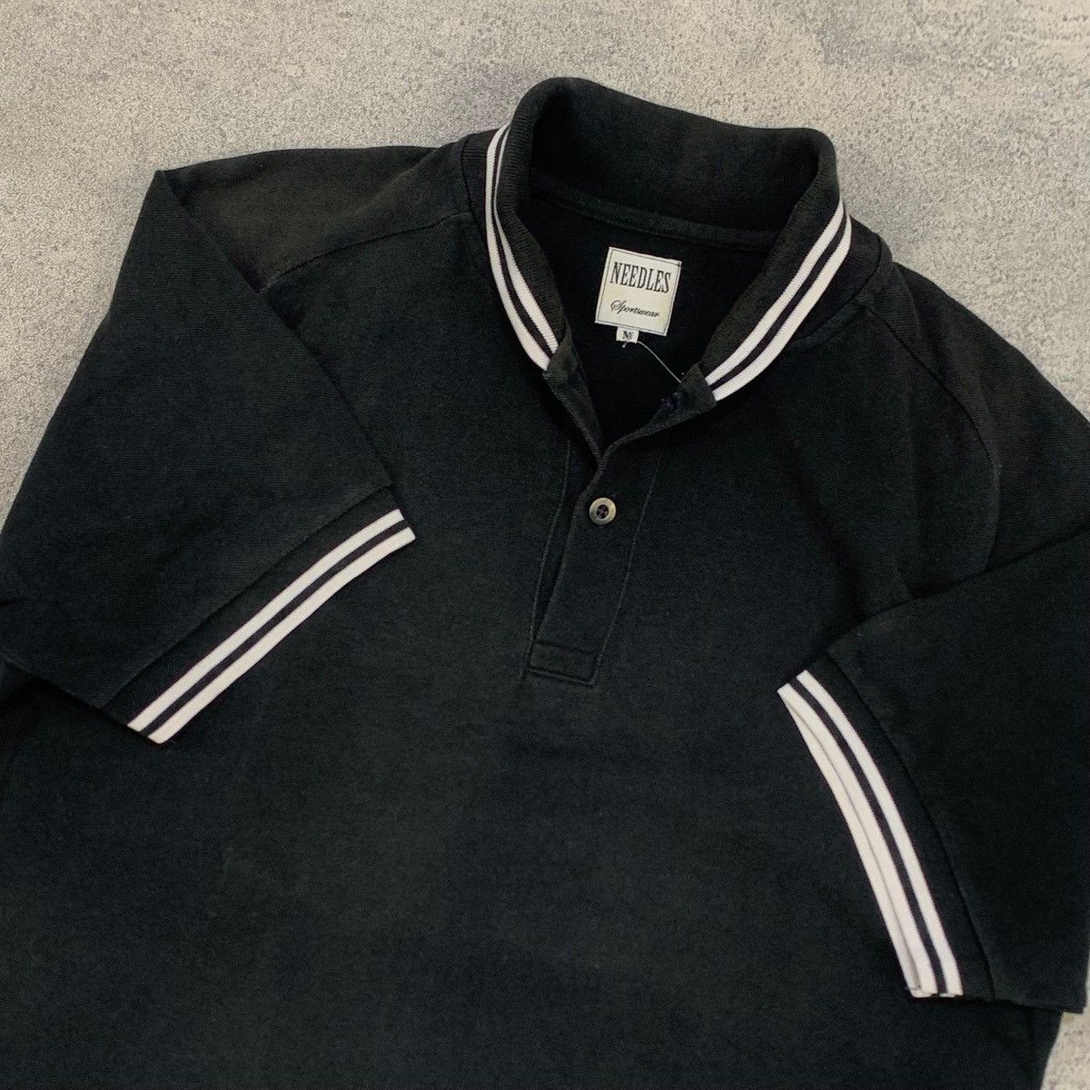 Needles 90s Needles Nepenthes Twin Tipped Shawl Collar Polo Shirt Size US M / EU 48-50 / 2 - 3 Thumbnail