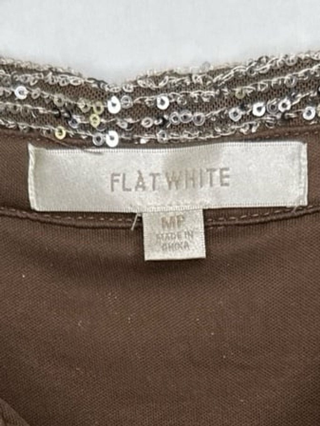 Anthropologie NWOT Anthropologie FLATWHITE sequin button down dress M MP Size M / US 6-8 / IT 42-44 - 5 Thumbnail
