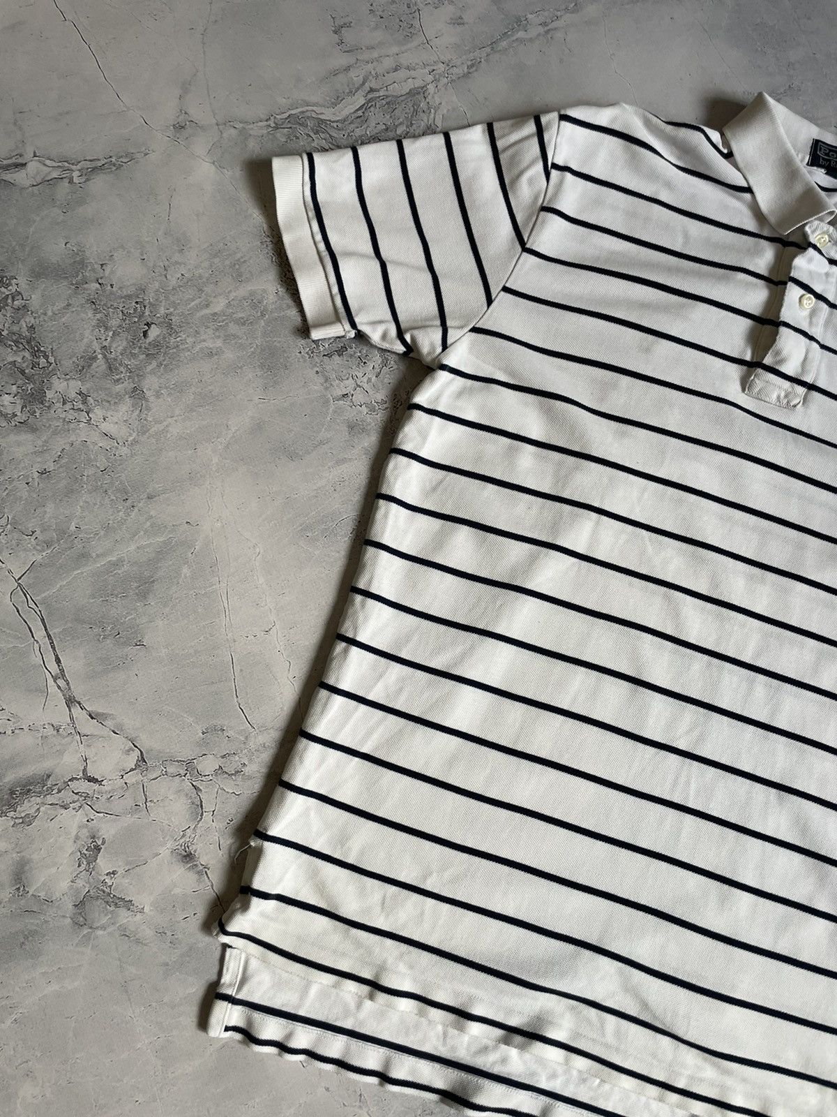 Polo Ralph Lauren × Ralph Lauren × Vintage Vintage Ralph Lauren Striped Polo Shirt Tee Size US M / EU 48-50 / 2 - 3 Thumbnail