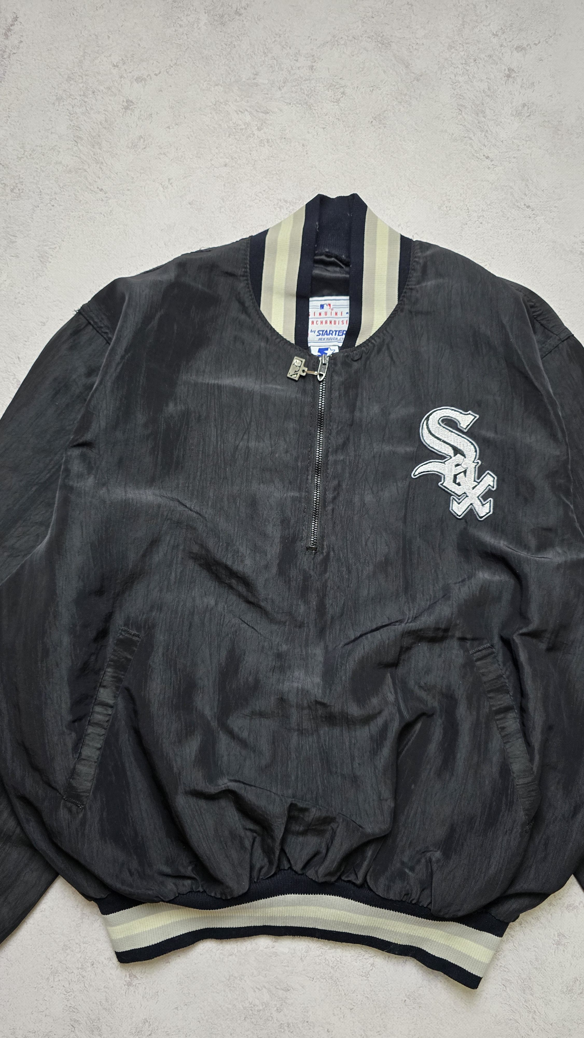Starter VTG Starter Chicago White Sox Jacket MLB Pullover Half Zip Size US L / EU 52-54 / 3 - 7 Thumbnail