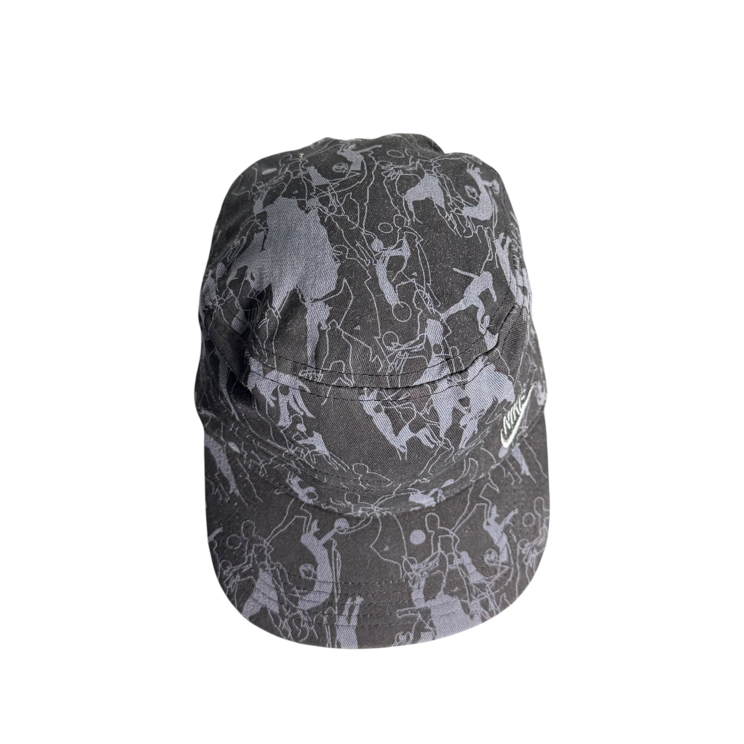 Nike 🔥RARE🔥Vintage Nike Camo Military Full Cap Size ONE SIZE - 4 Thumbnail
