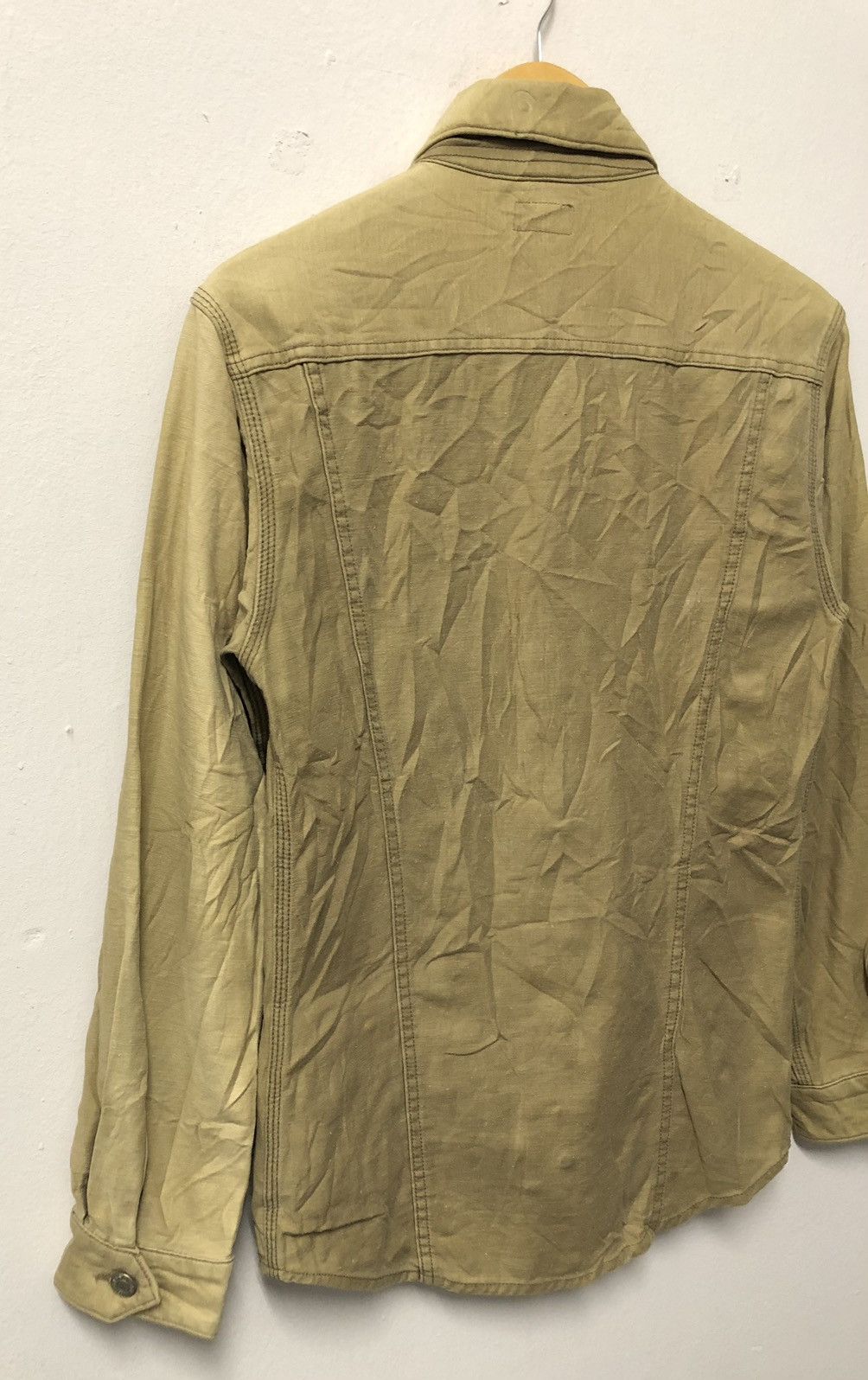 HOLLYWOOD RANCH MARKET Vintage HR Market x Iron Heart Workwear Denim Shirts Size US S / EU 44-46 / 1 - 8 Thumbnail